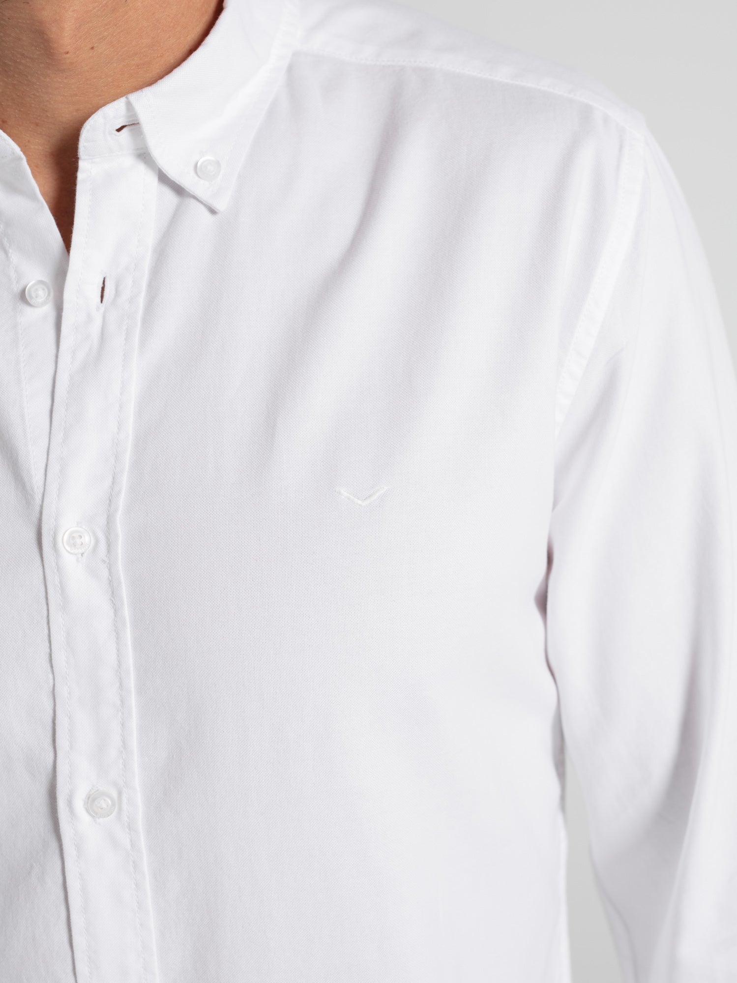 Slim-fit cotton oxford shirt