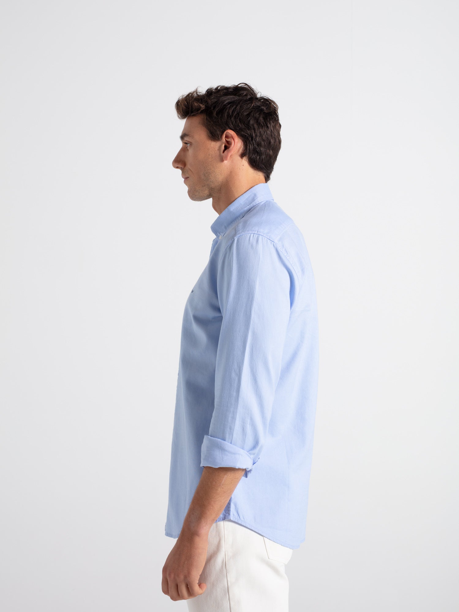 Slim-fit cotton oxford shirt