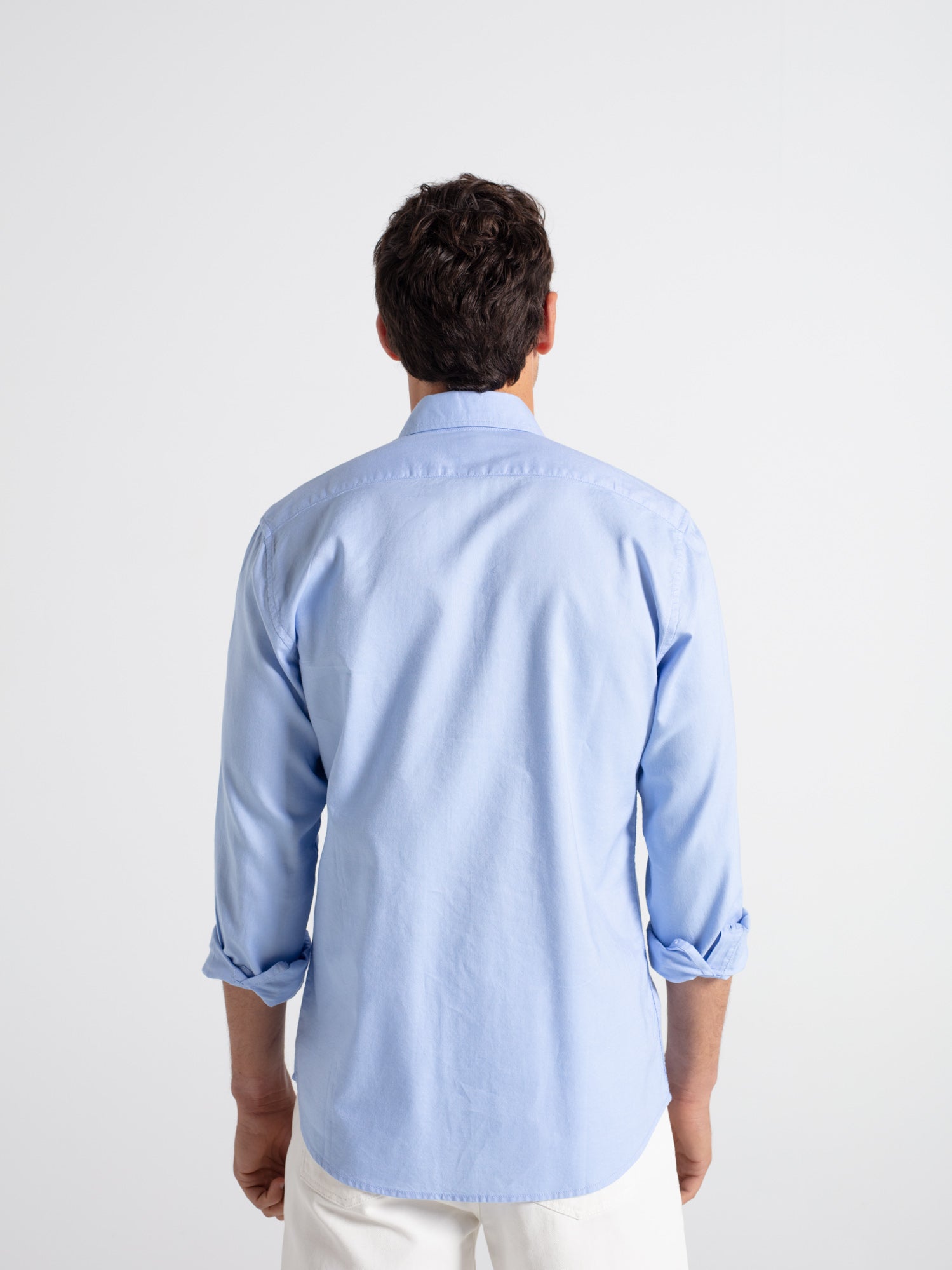 Slim-fit cotton oxford shirt