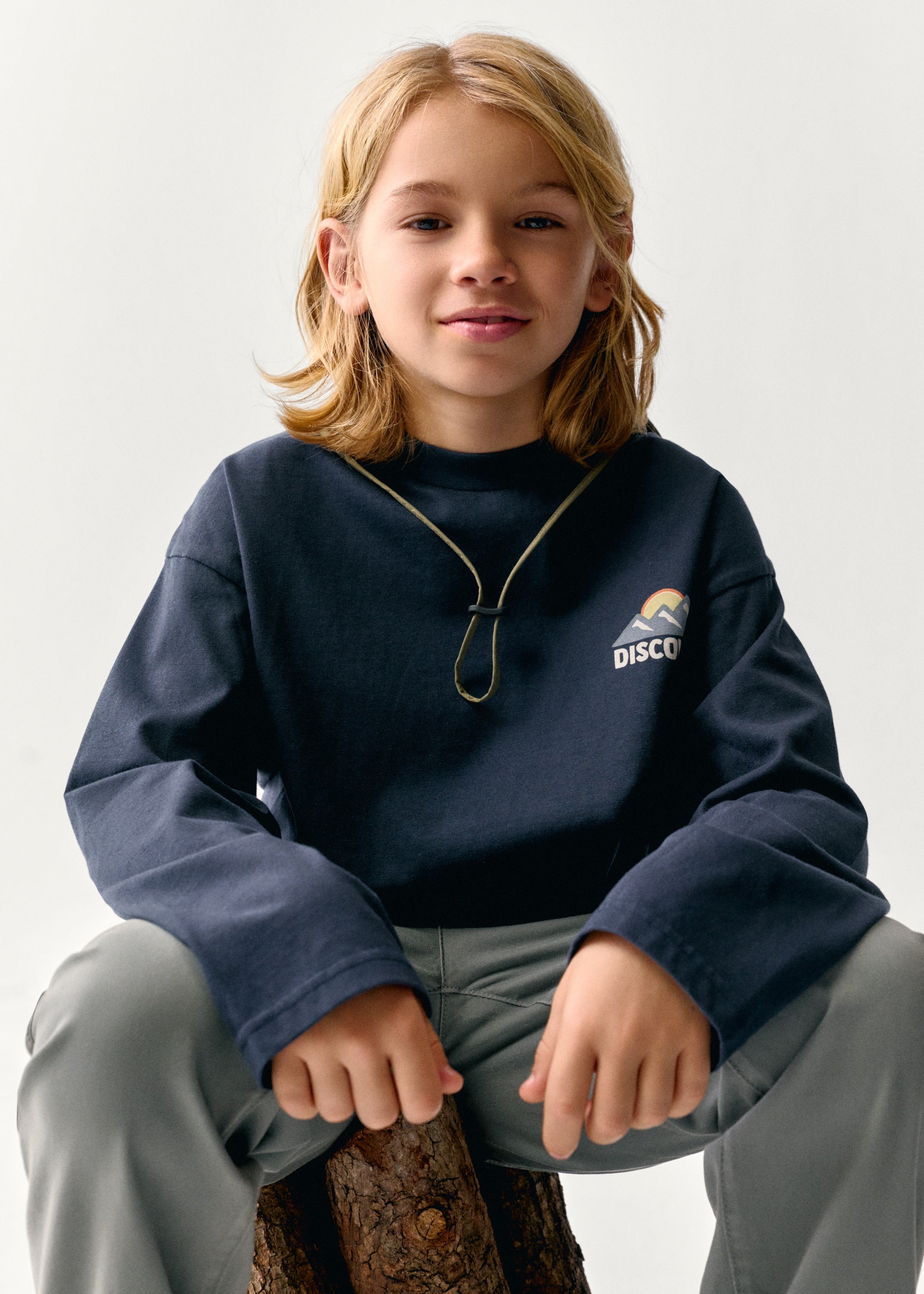 Camiseta niño camping manga larga The Boston Kids