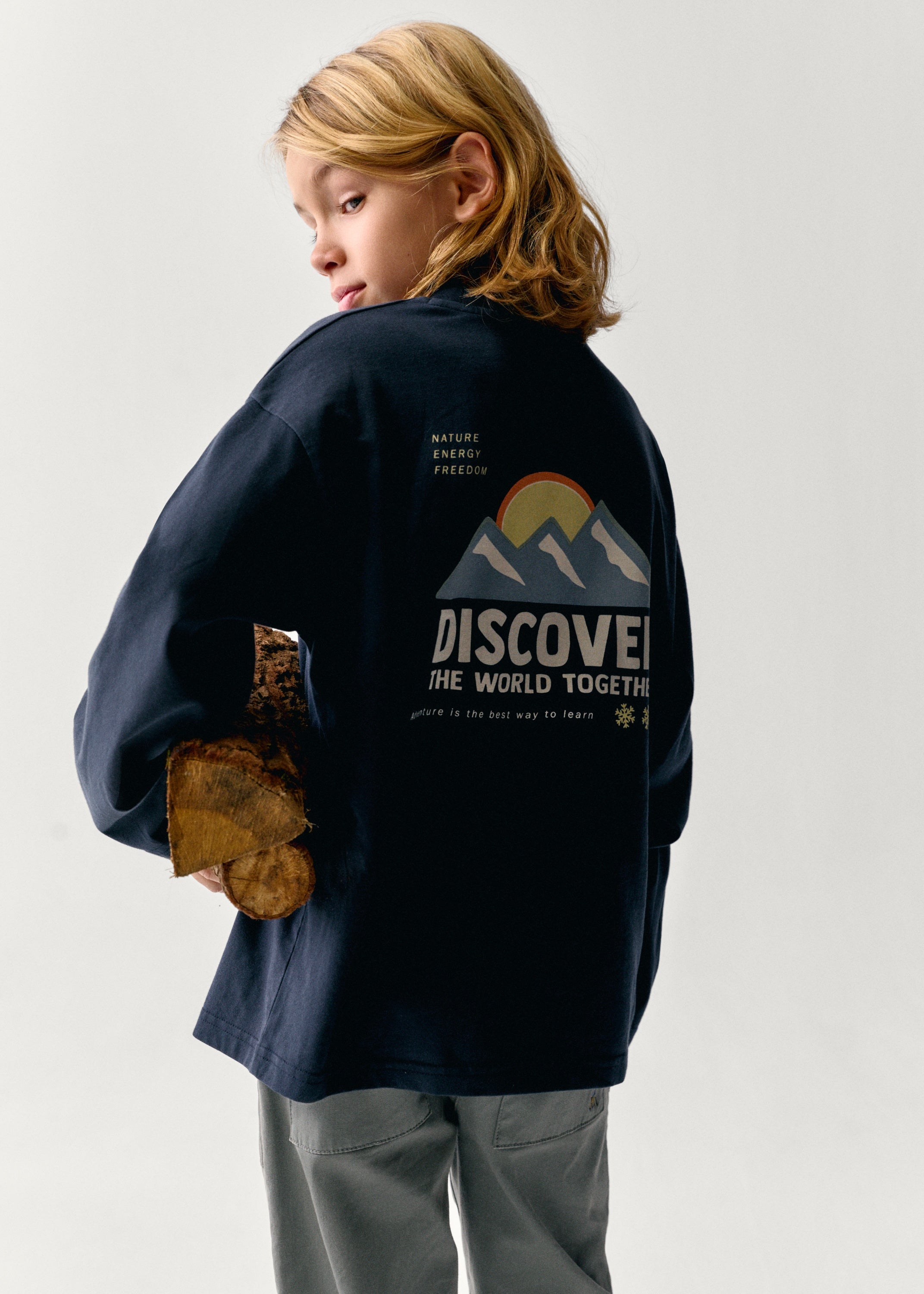 Camiseta niño camping manga larga The Boston Kids