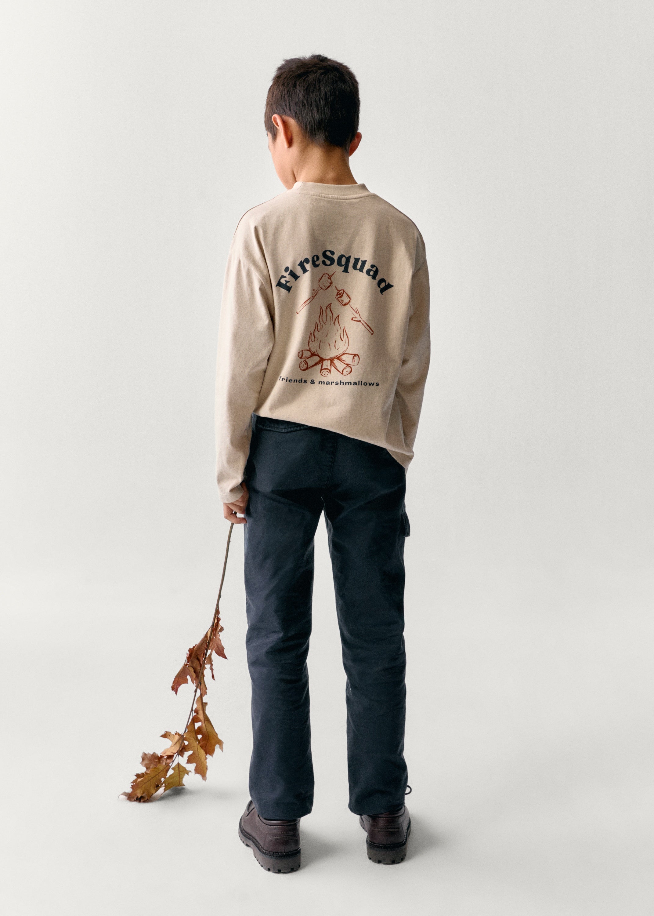 Camiseta niño camping manga larga The Boston Kids