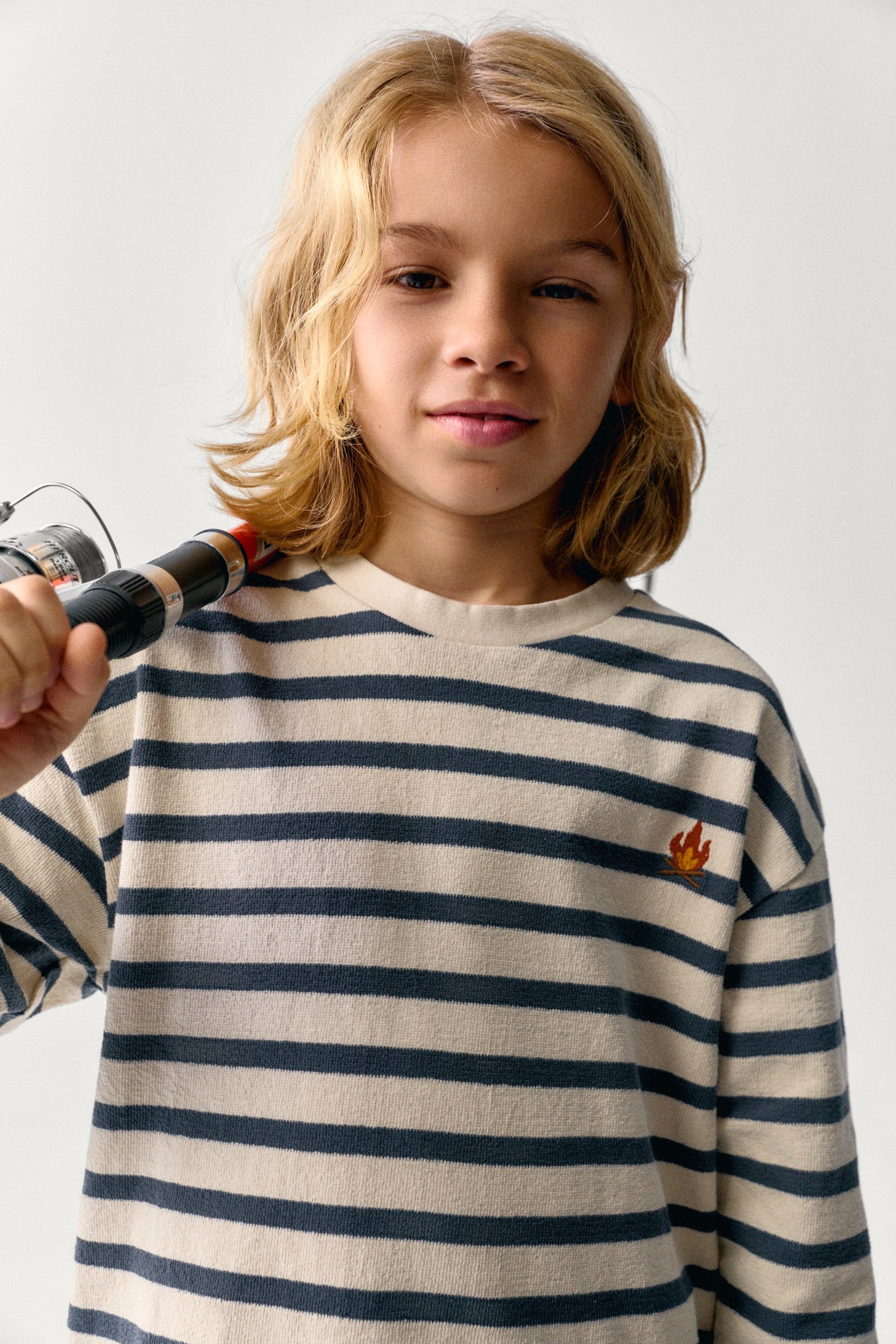 Camiseta niño rayas manga larga The Boston Kids