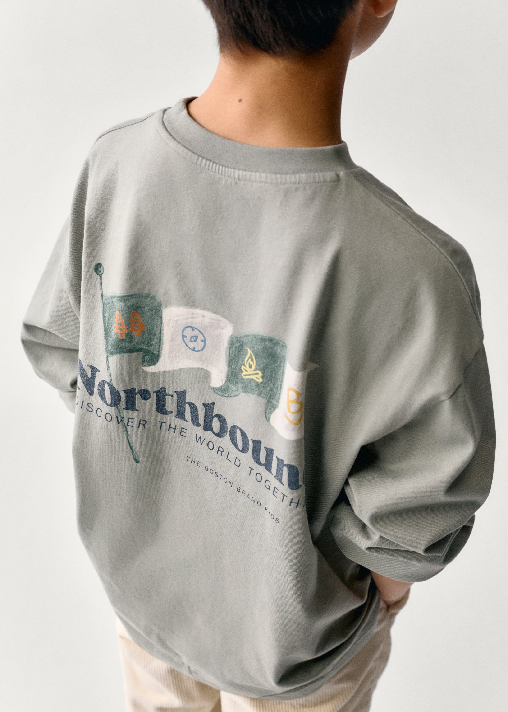 Camiseta niño forest manga larga The Boston Kids