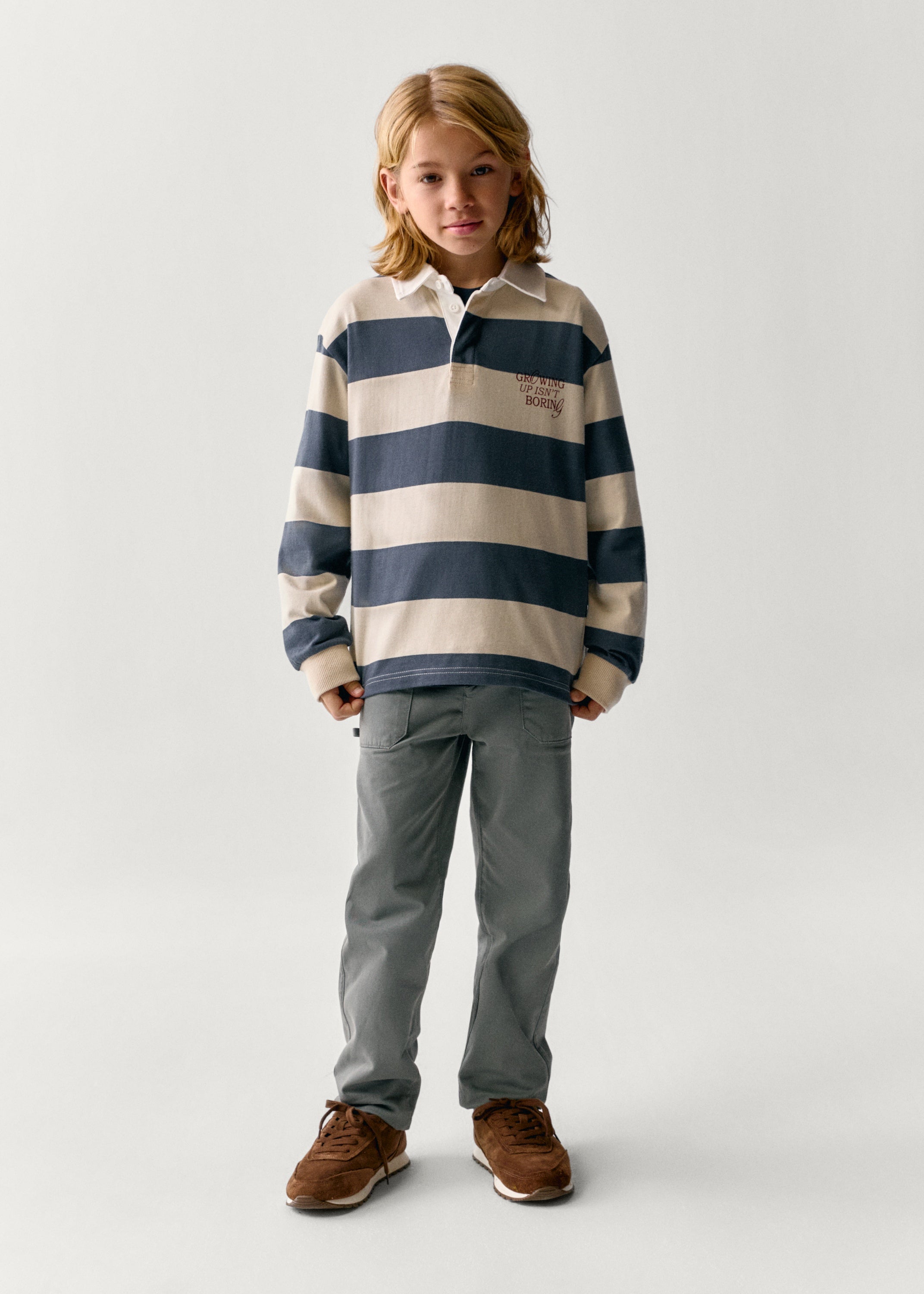 Polo niño rayas The Boston Kids