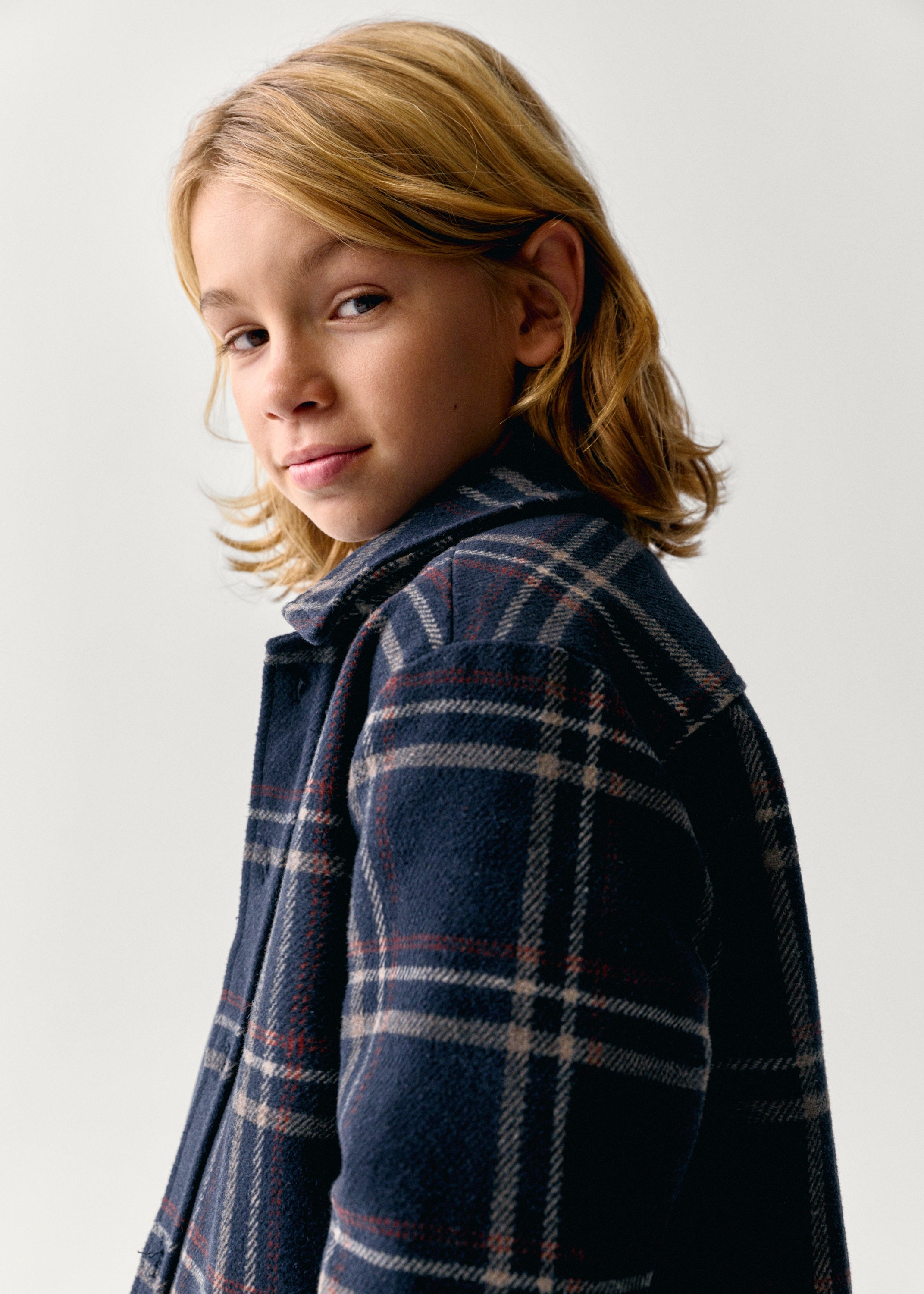 Sobrecamisa niño cuadros The Boston Kids
