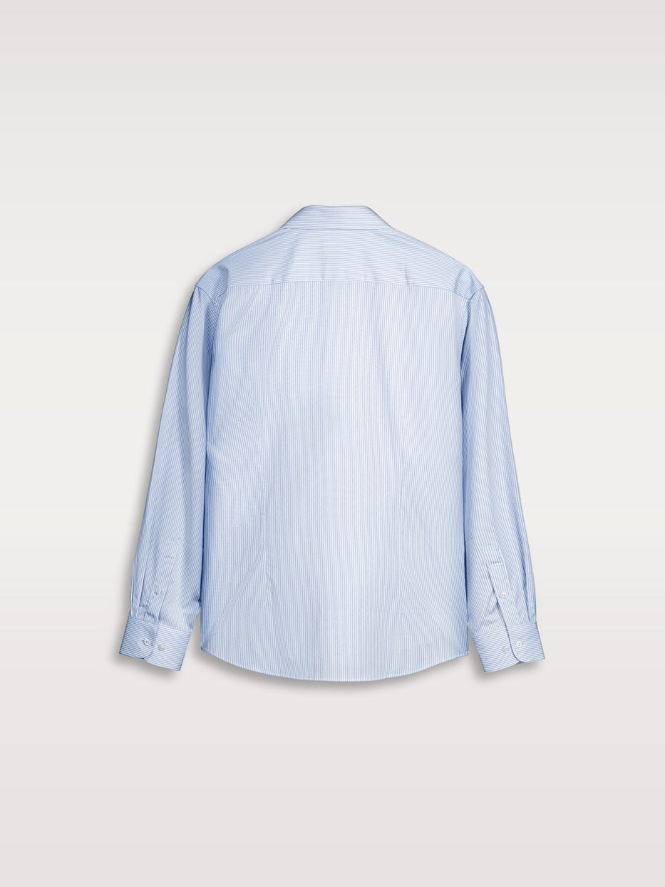 Bamboo striped stretch shirt