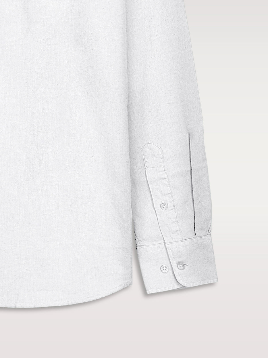 linen polo shirt