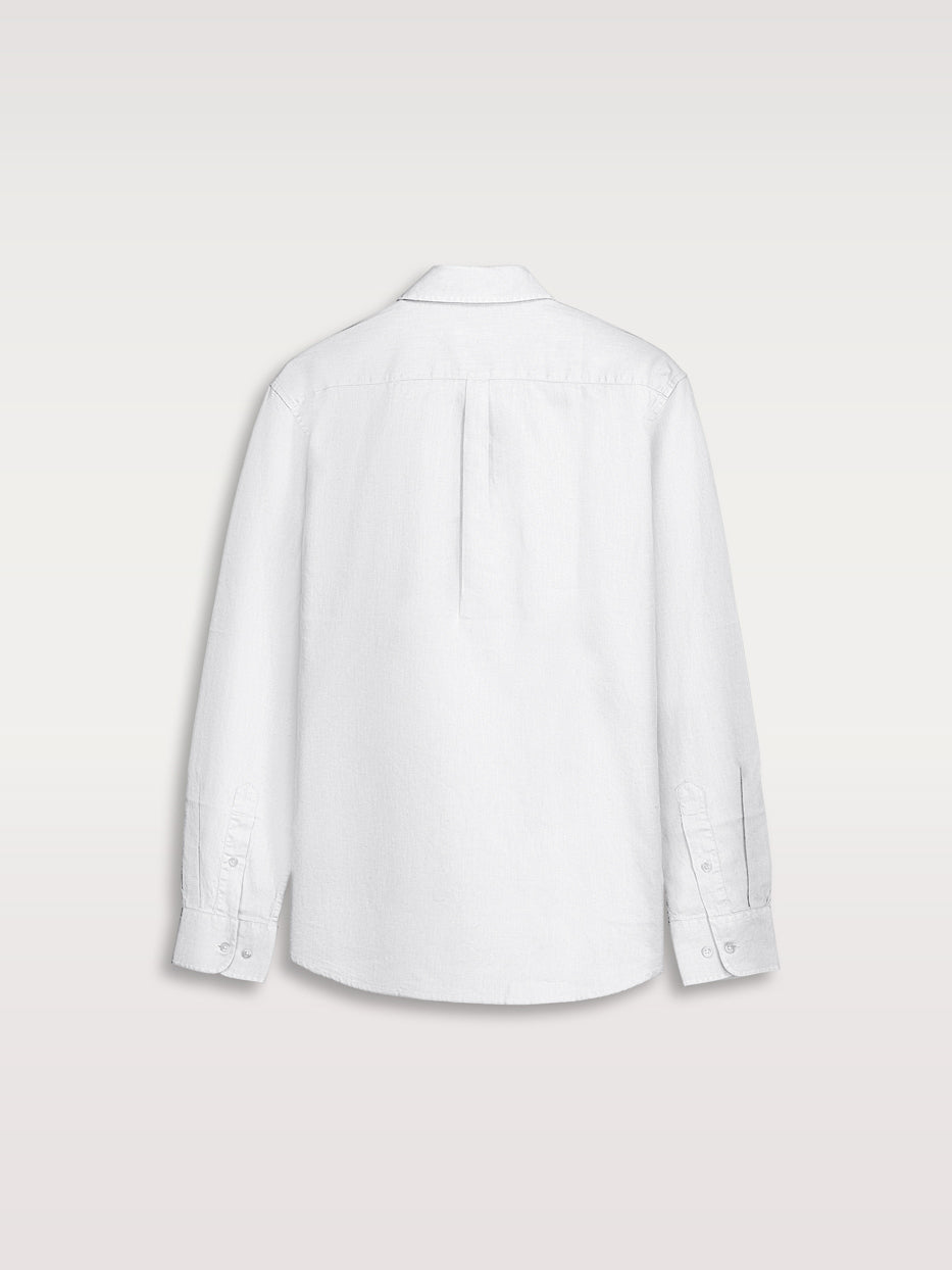 linen polo shirt