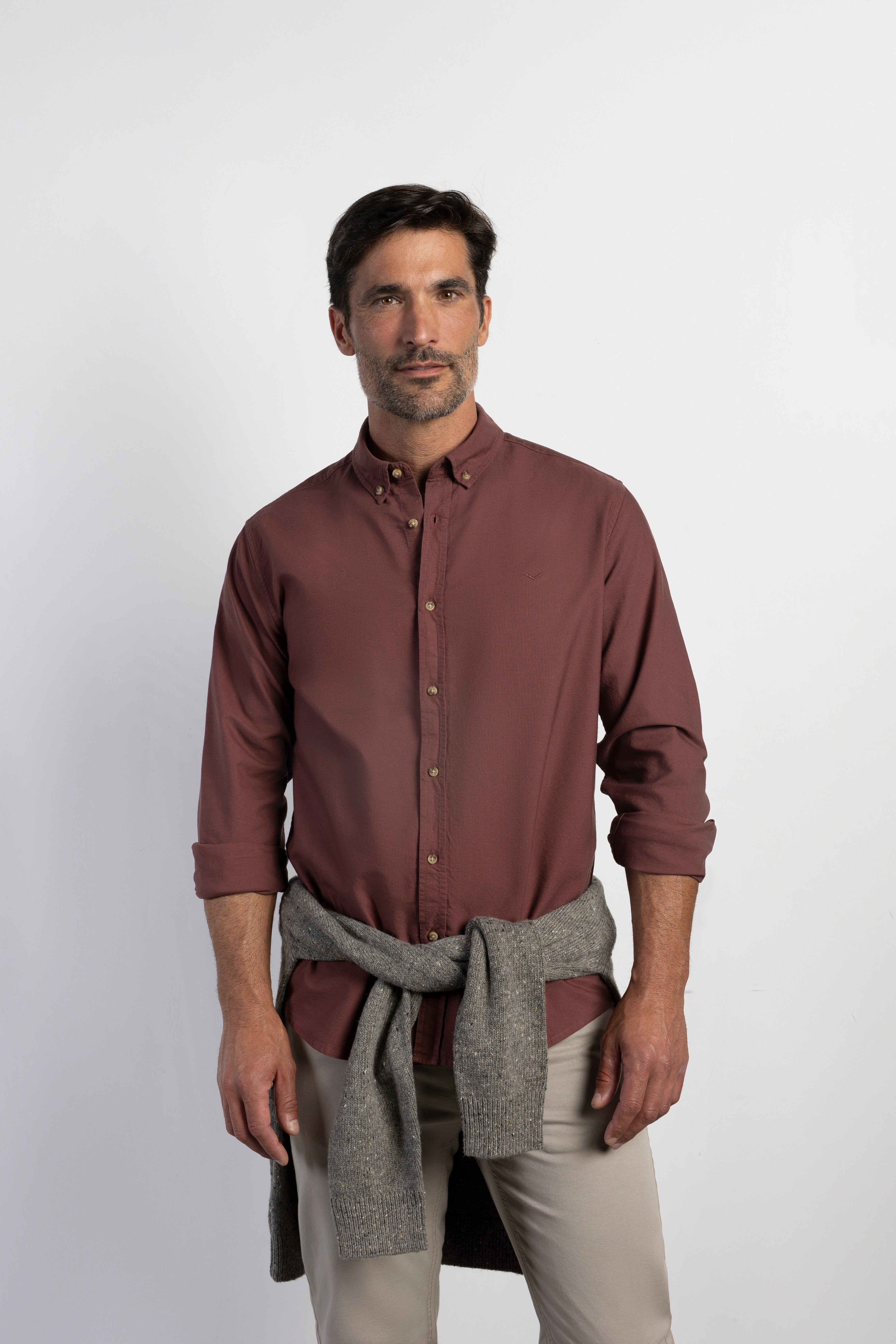 Camisa oxford regular fit