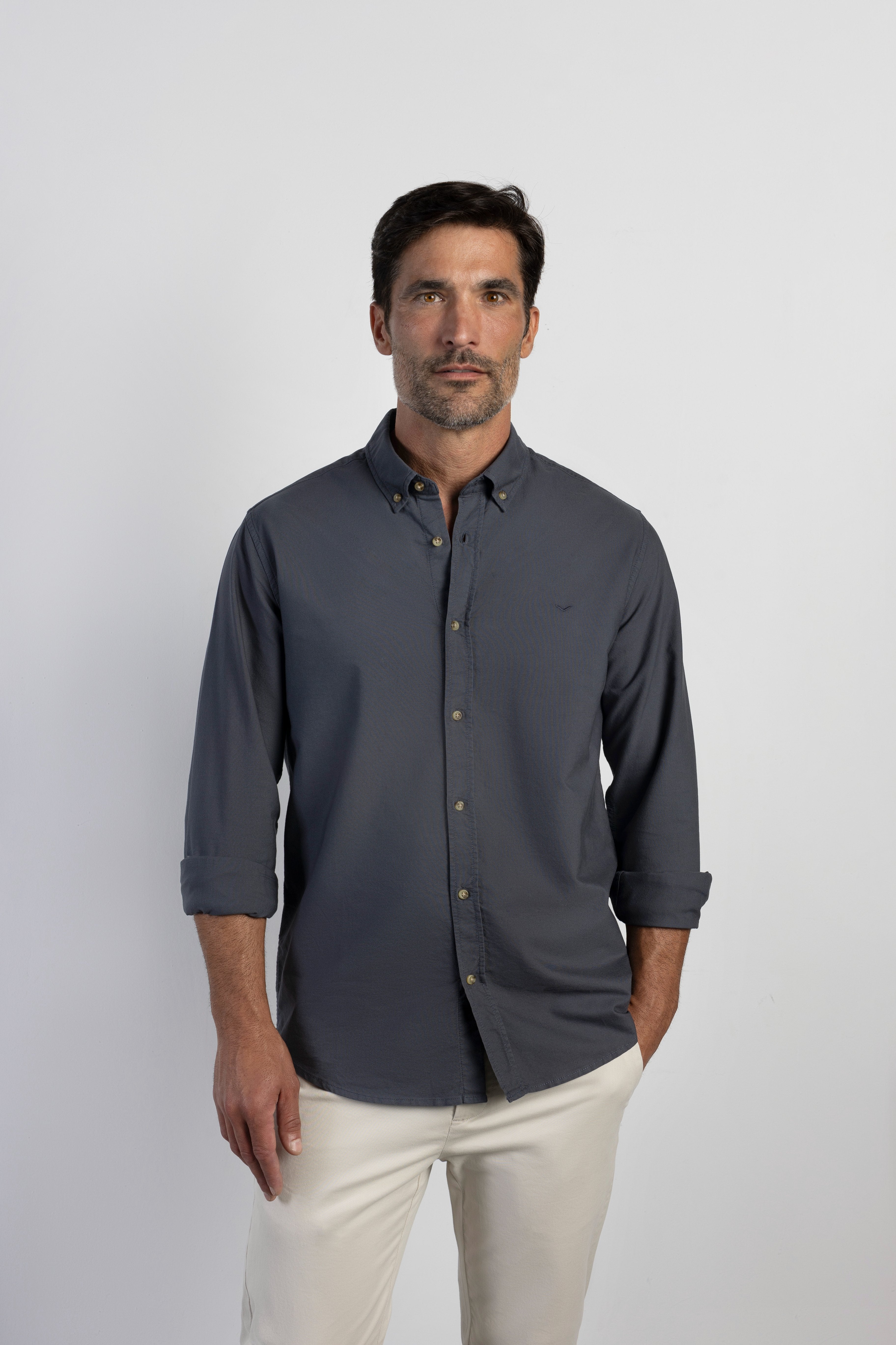 Camisa oxford regular fit