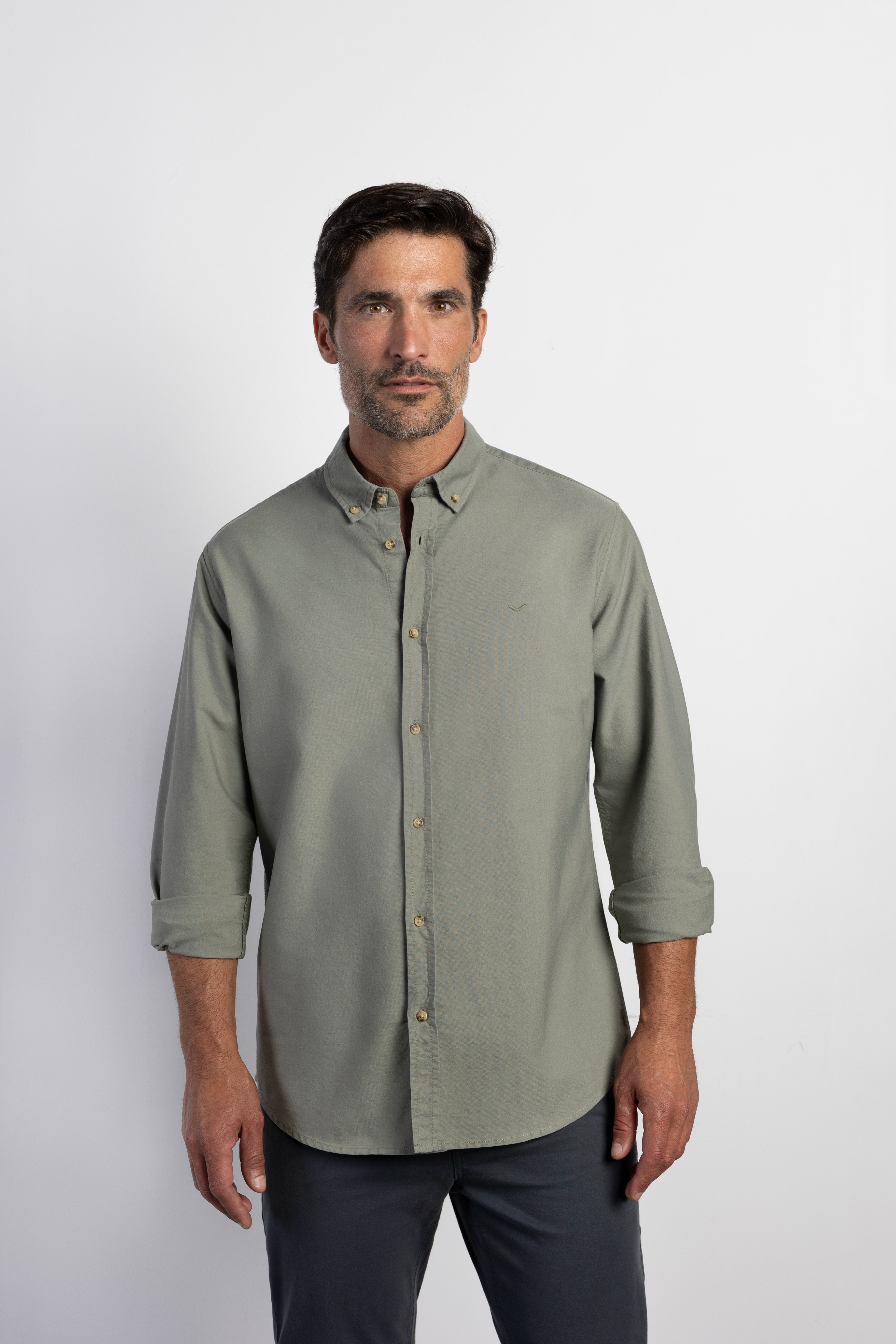 Camisa oxford regular fit