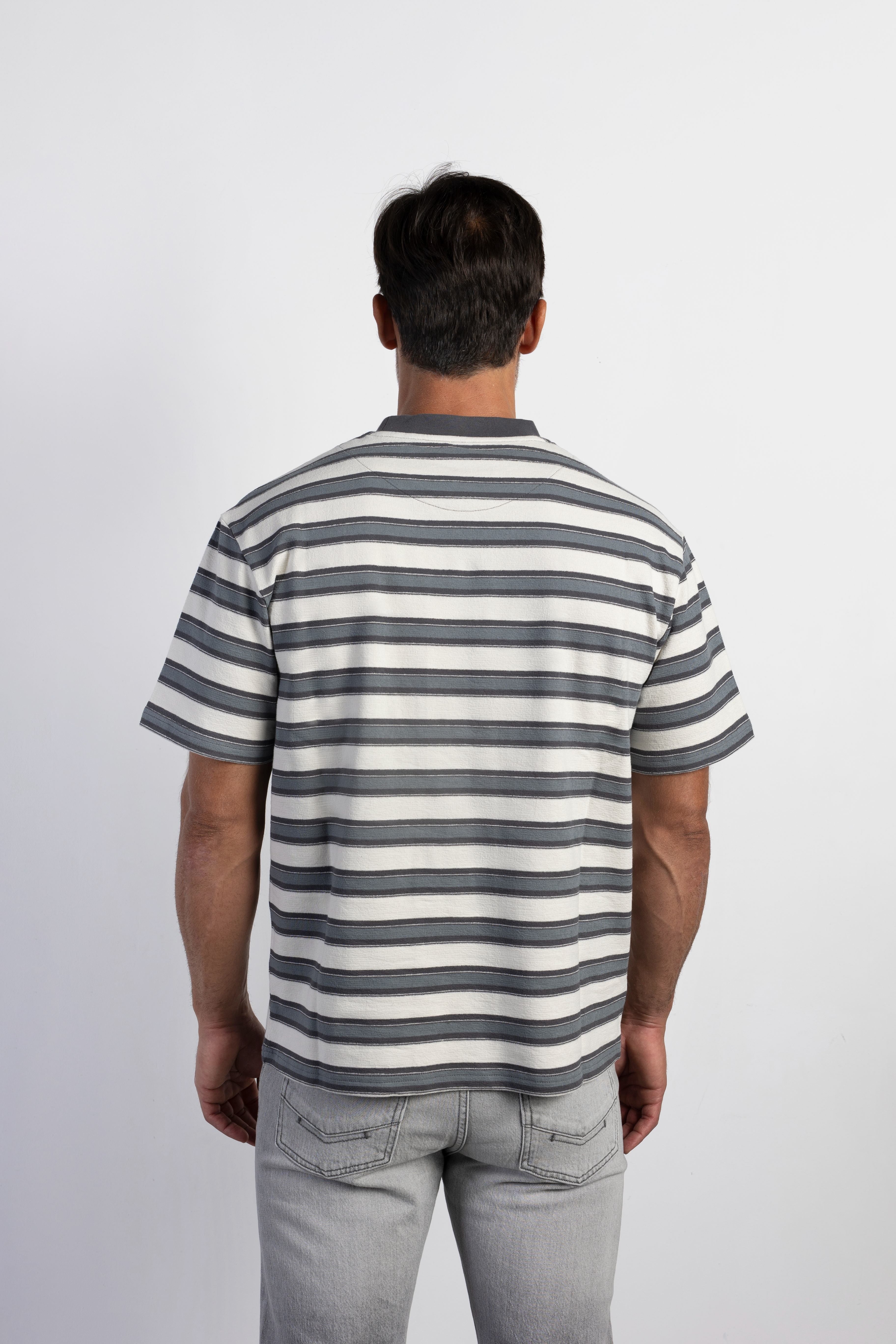 Camiseta confort rayas