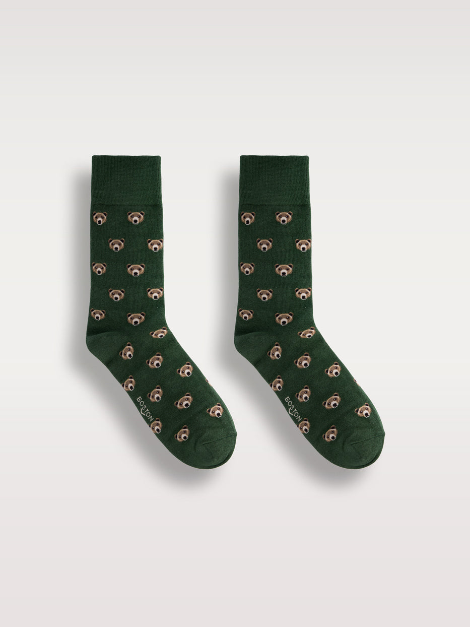 Calcetines estampados osos