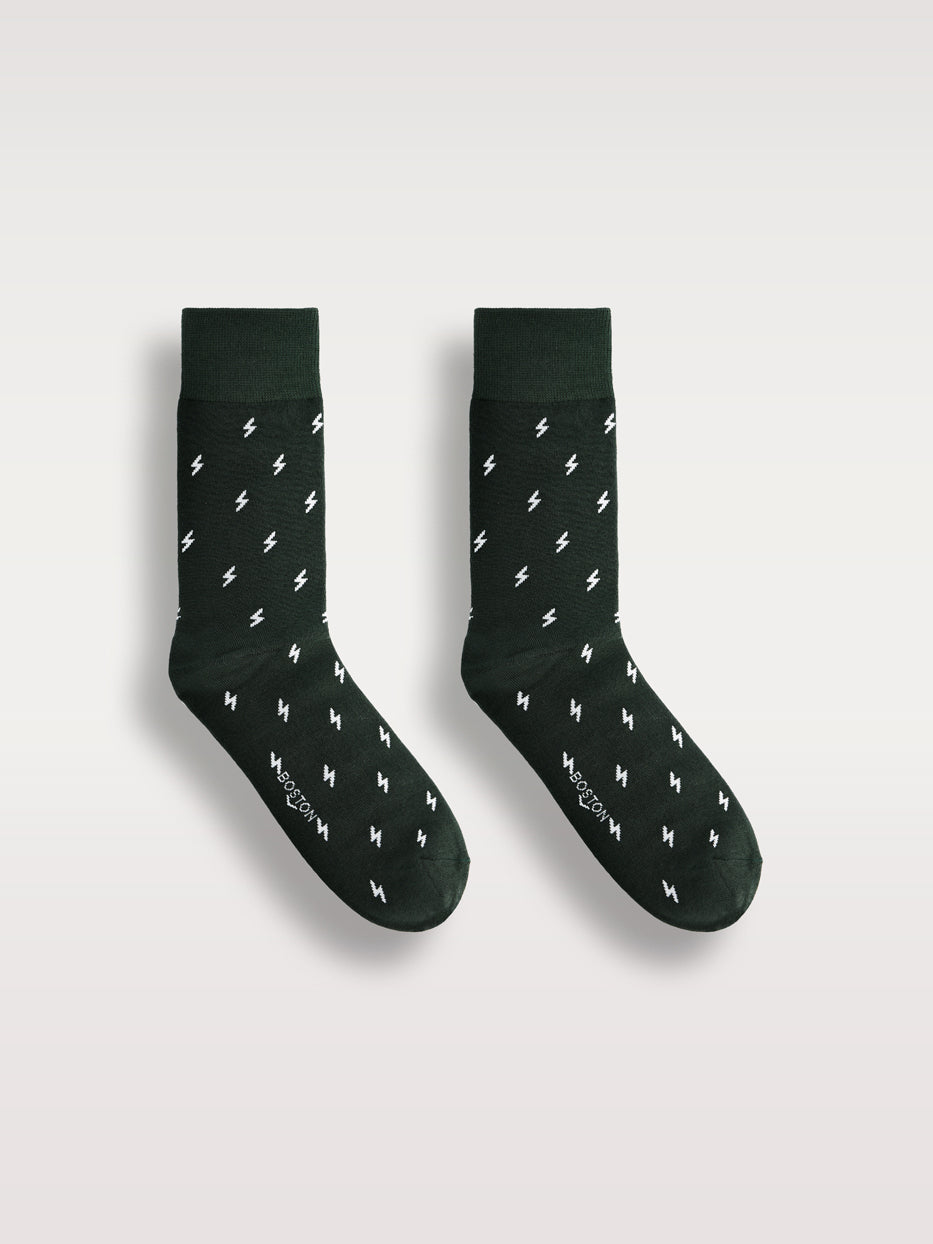 Calcetines estampados rayos