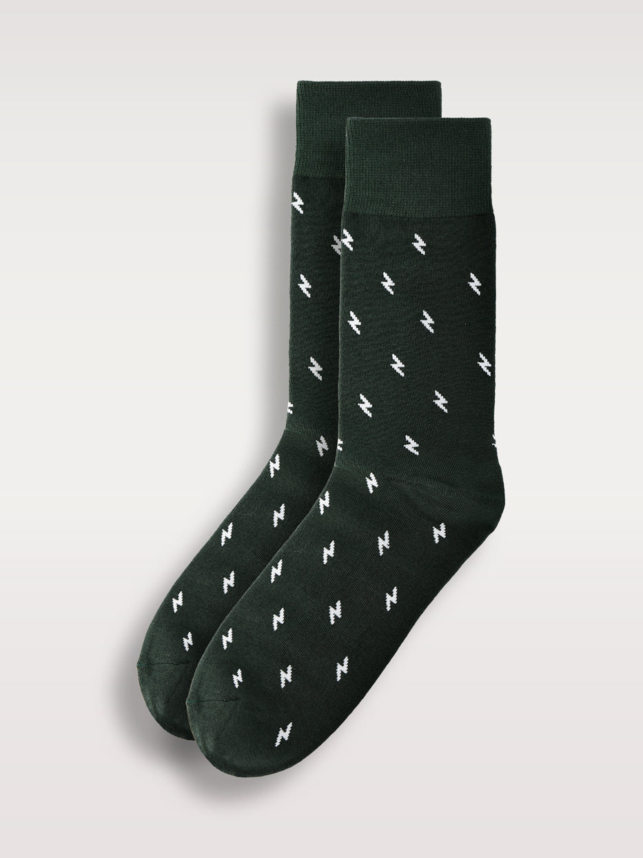 Calcetines estampados rayos