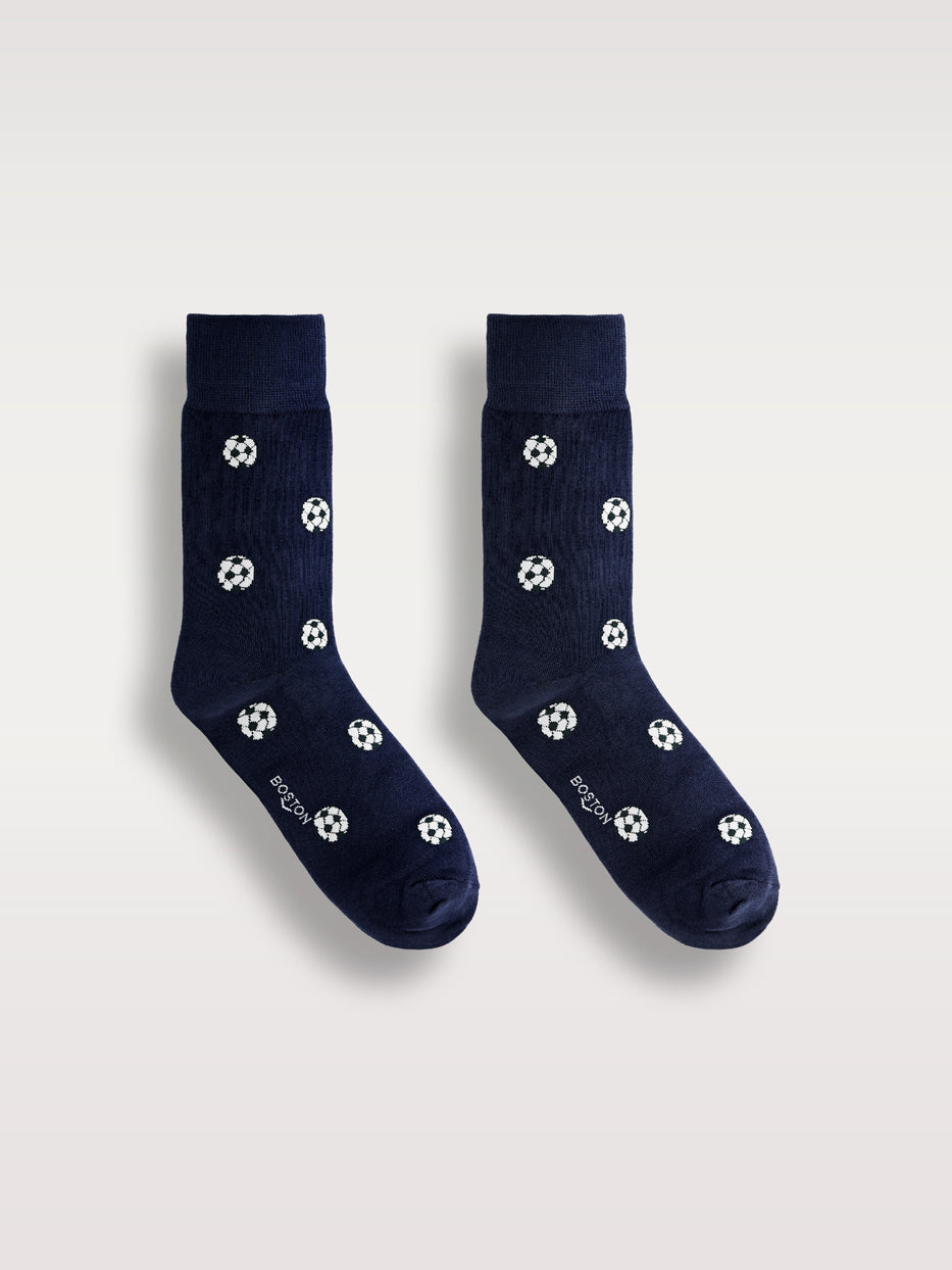 Calcetines estampados fútbol