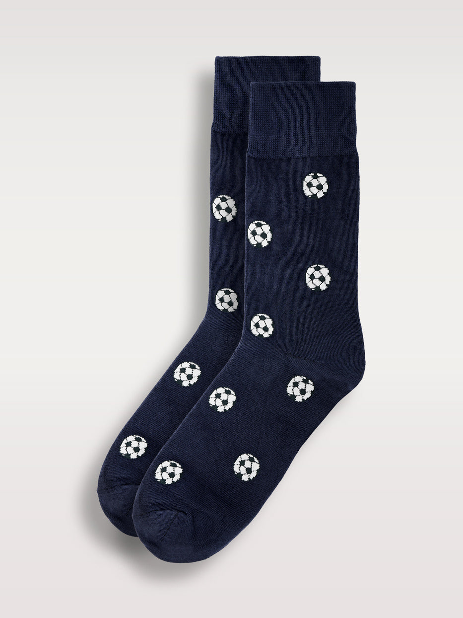 Calcetines estampados fútbol