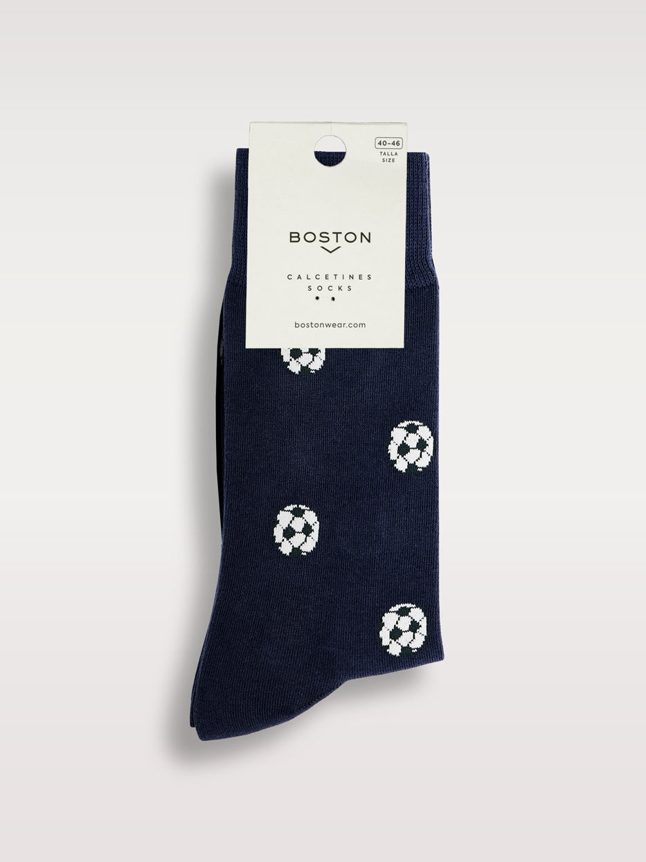 Calcetines estampados fútbol