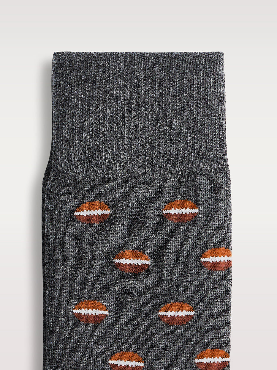 Calcetines estampados rugby