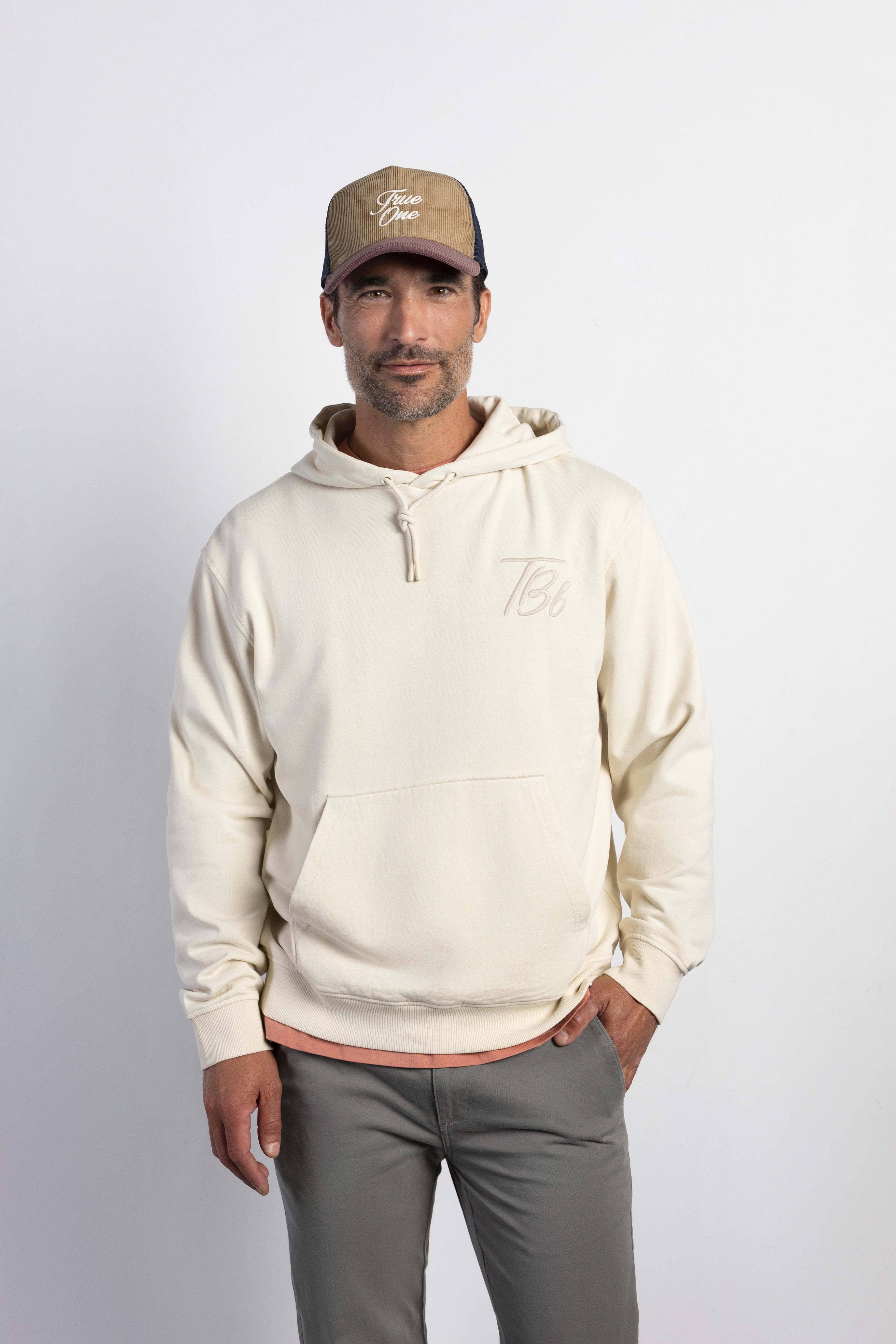 Sudadera capucha peach