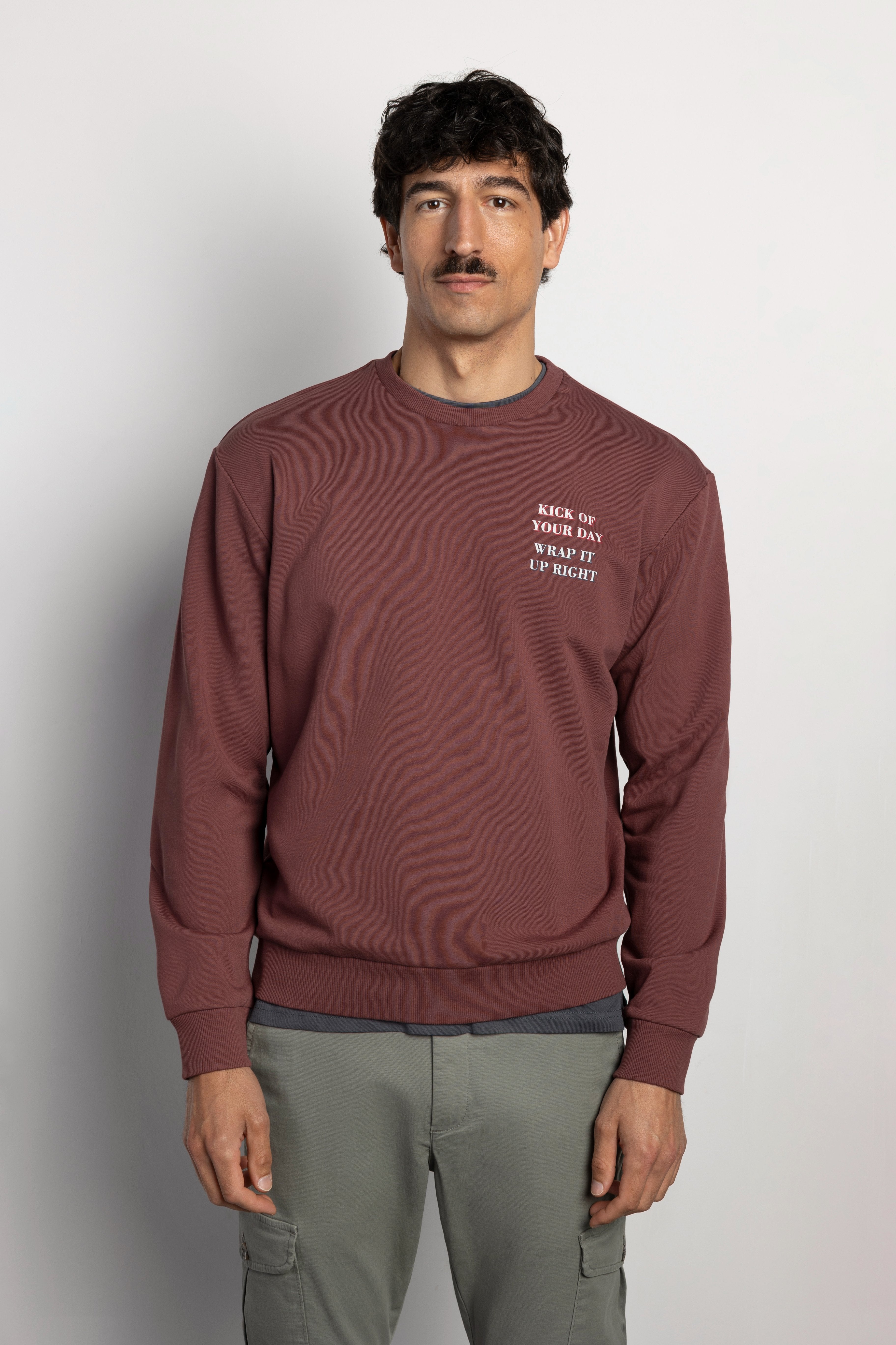 Sudadera confort print