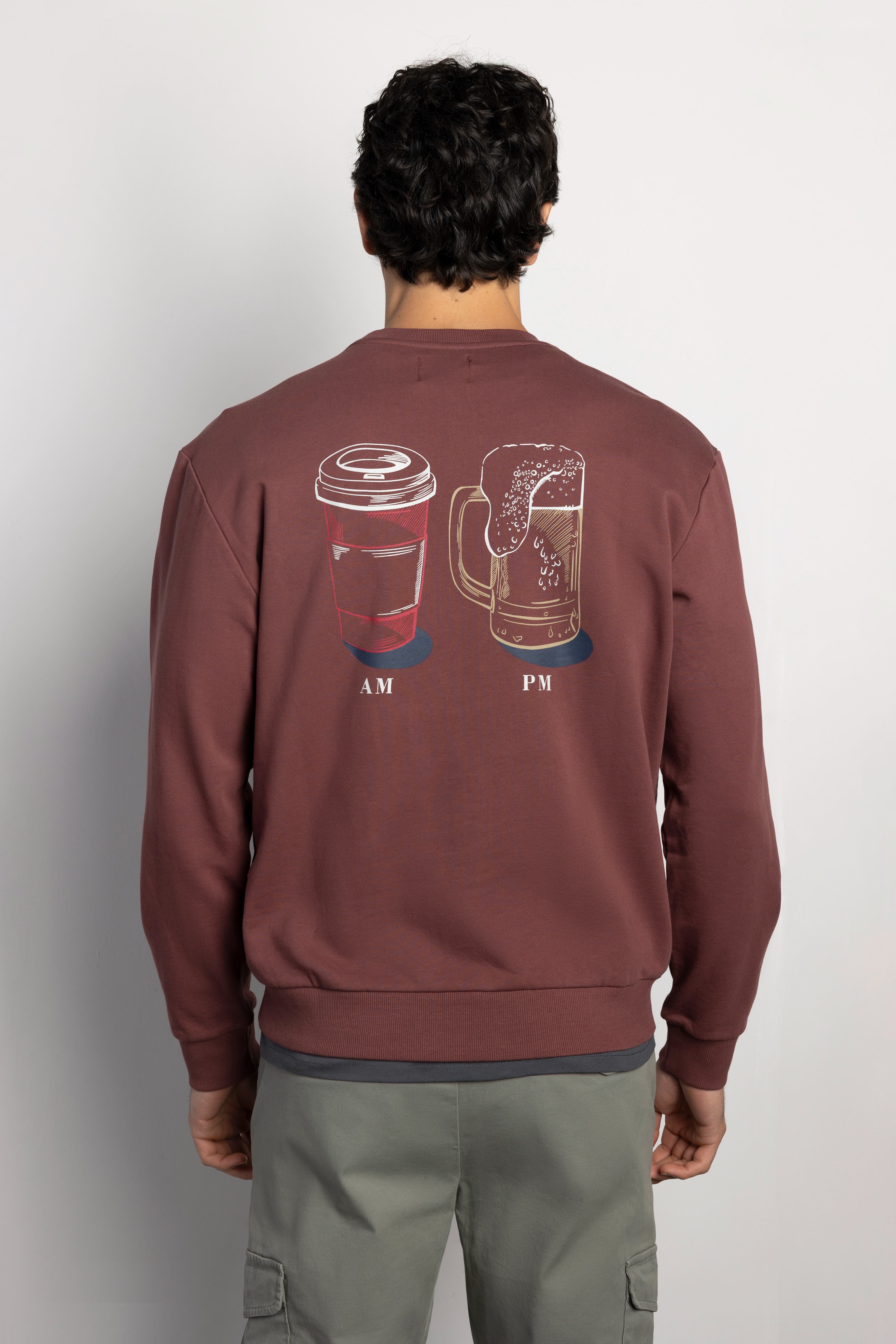 Sudadera confort print