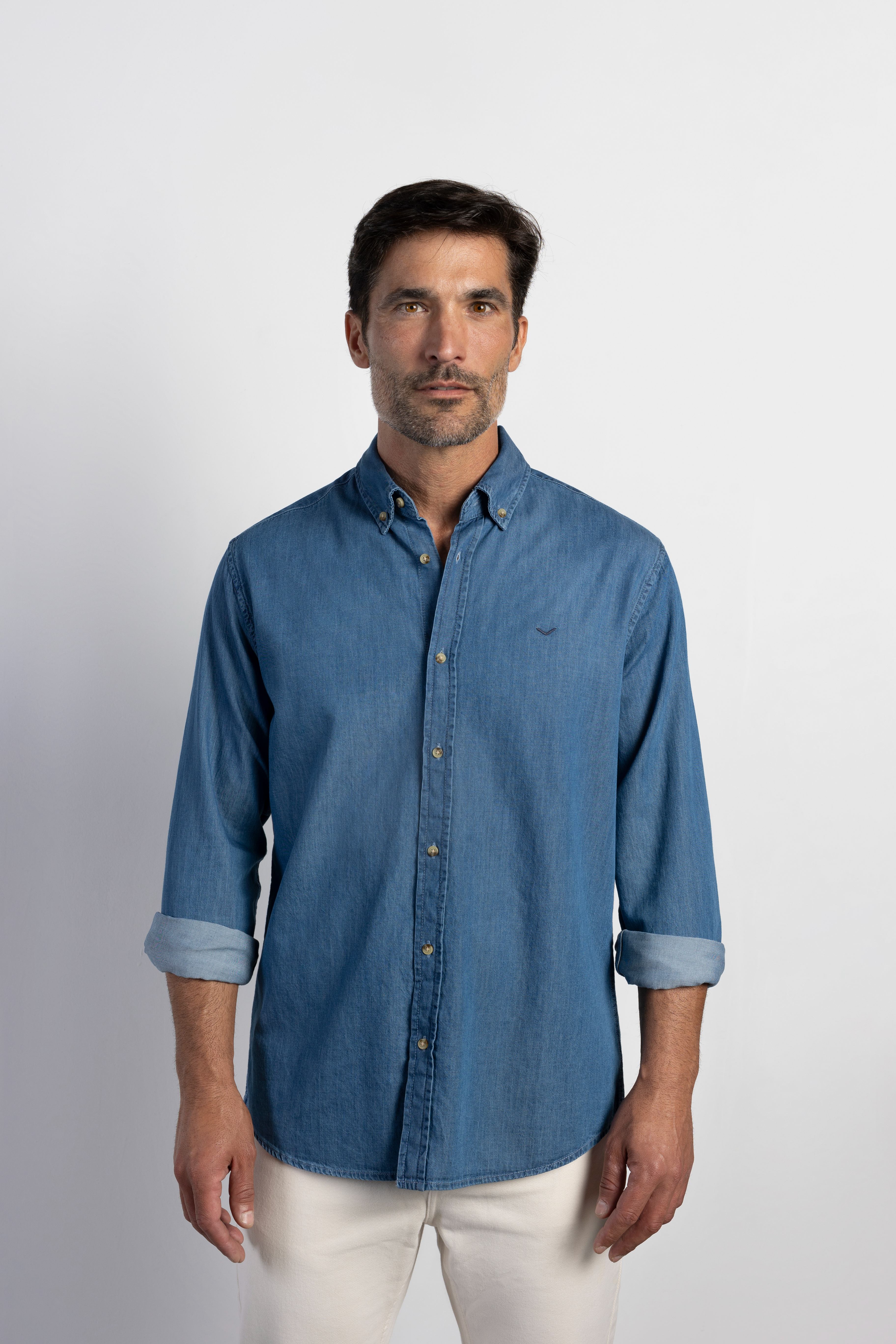 Camisa regular fit tejana