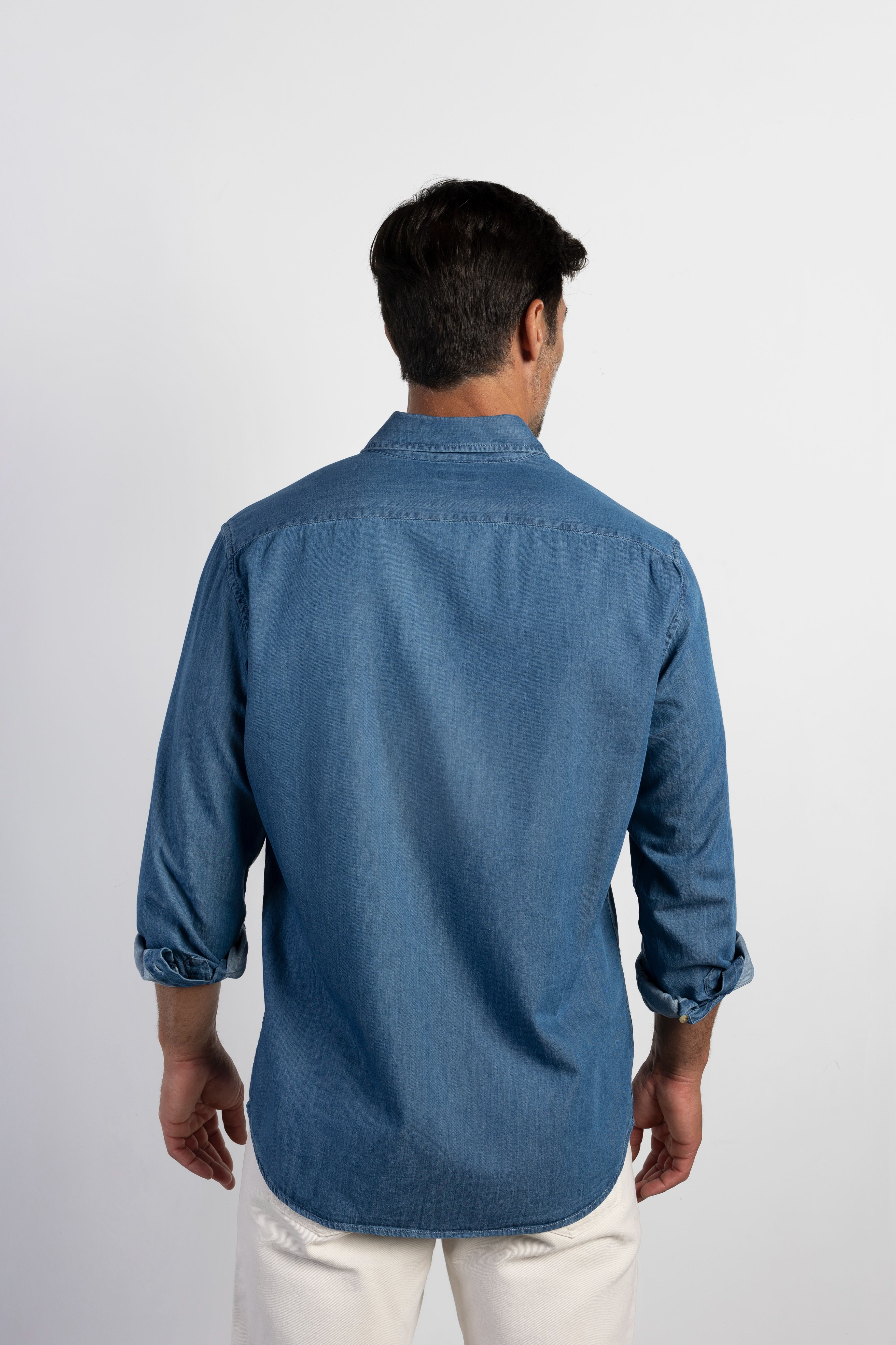 Camisa regular fit tejana