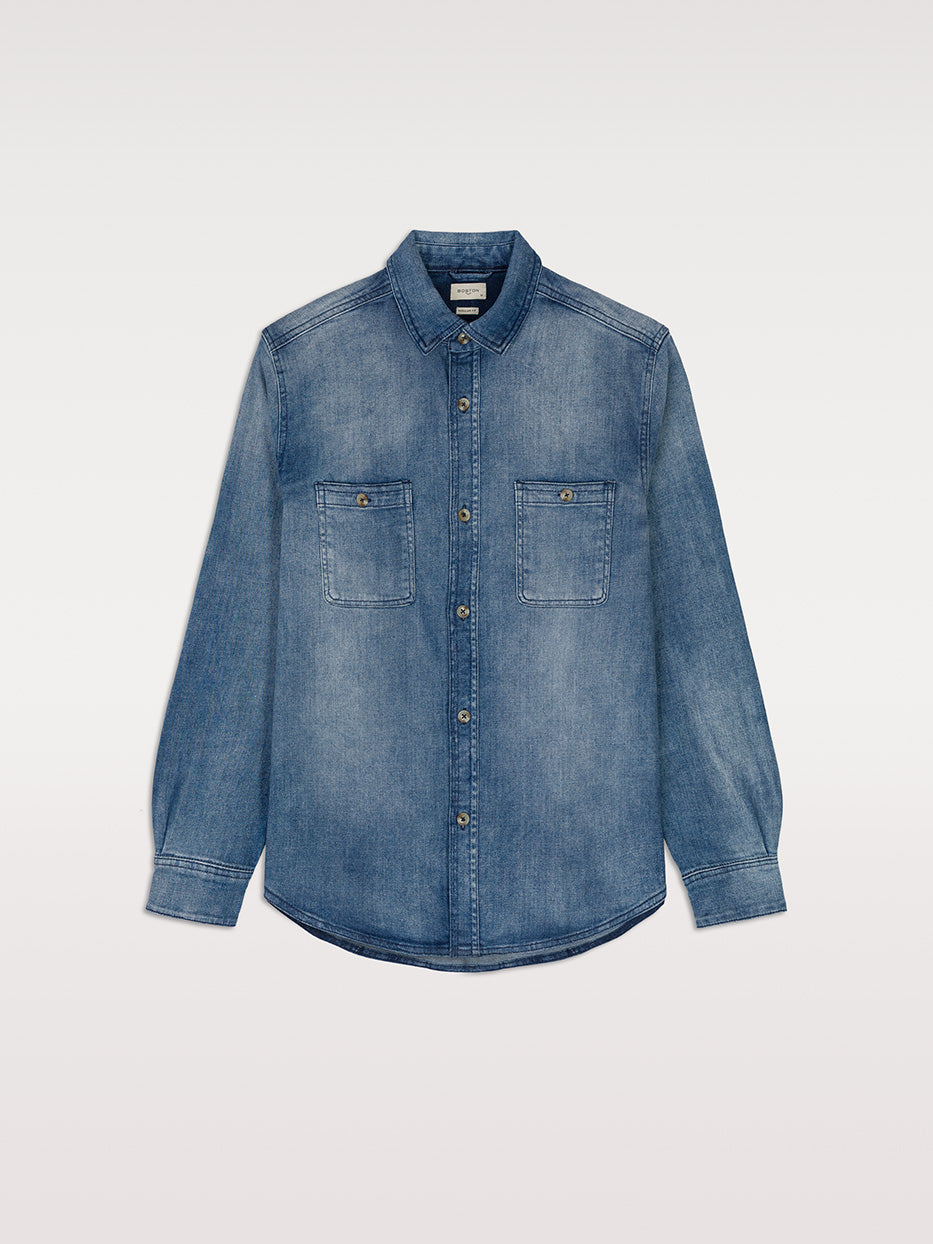 Sobrecamisa tejana regular fit