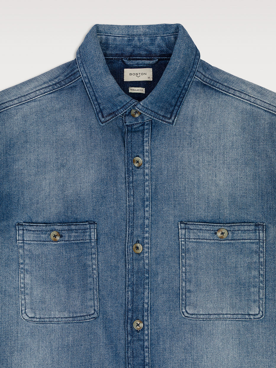 Sobrecamisa tejana regular fit