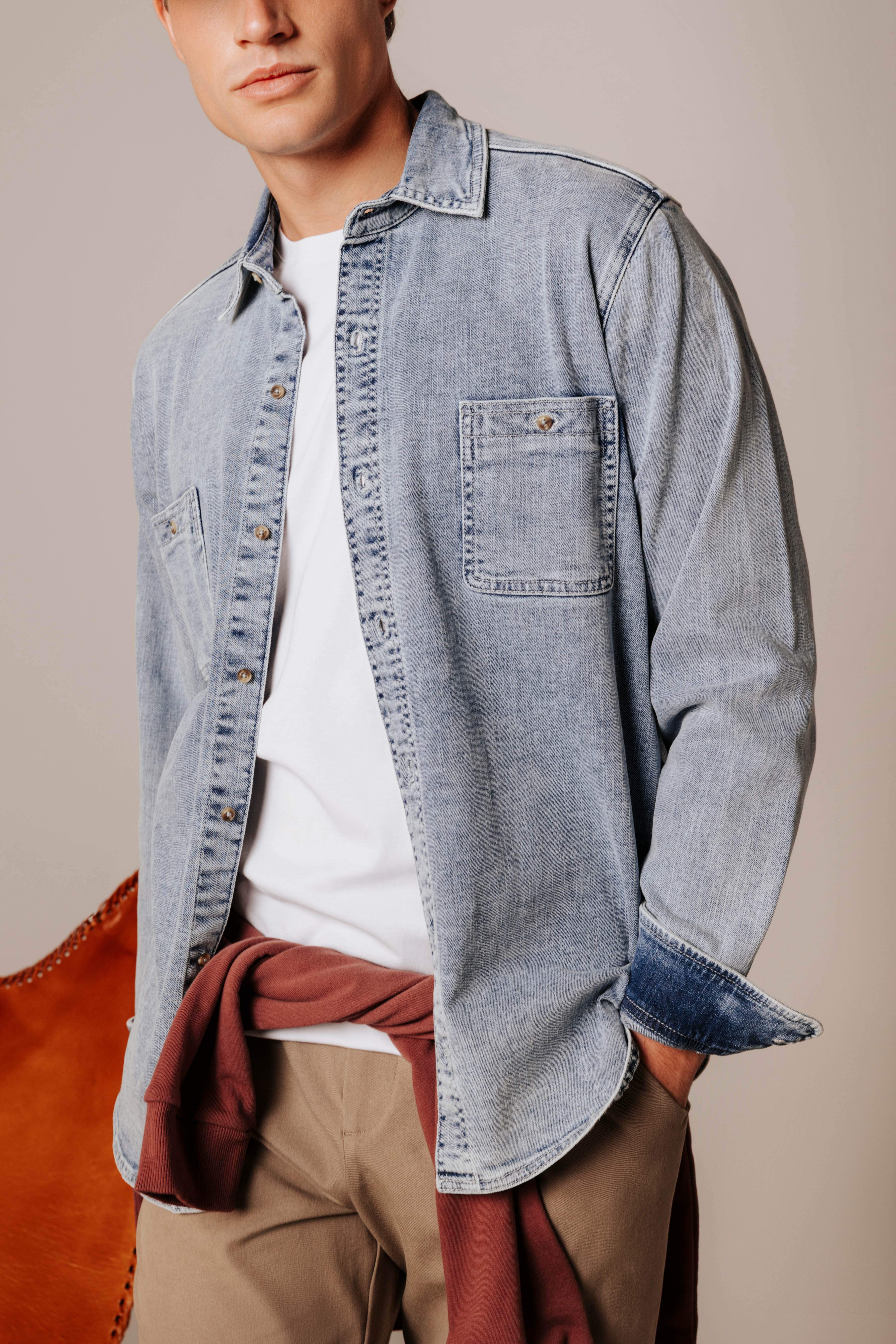 Sobrecamisa tejana regular fit
