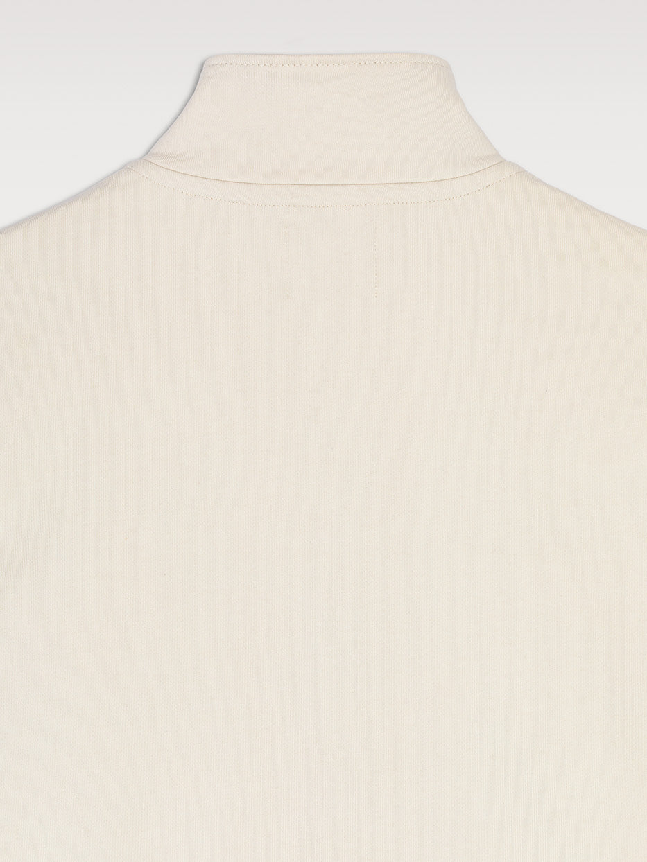 Sudadera cuello chimenea botones