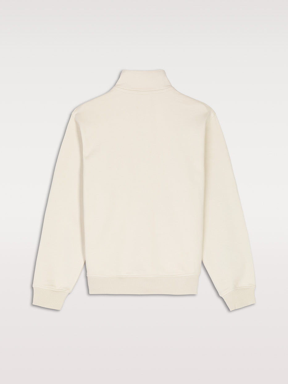Sudadera cuello chimenea botones