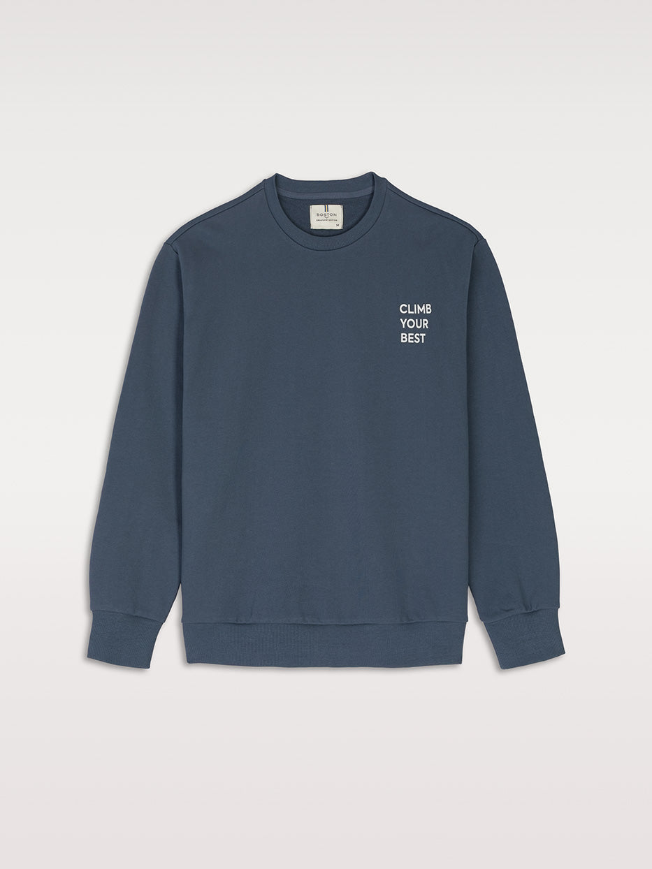 Sudadera oversize print climb