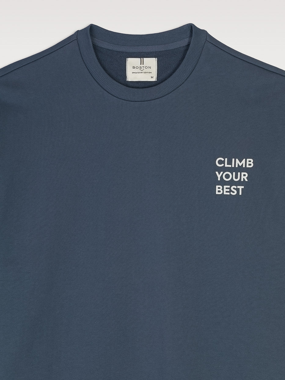 Sudadera oversize print climb