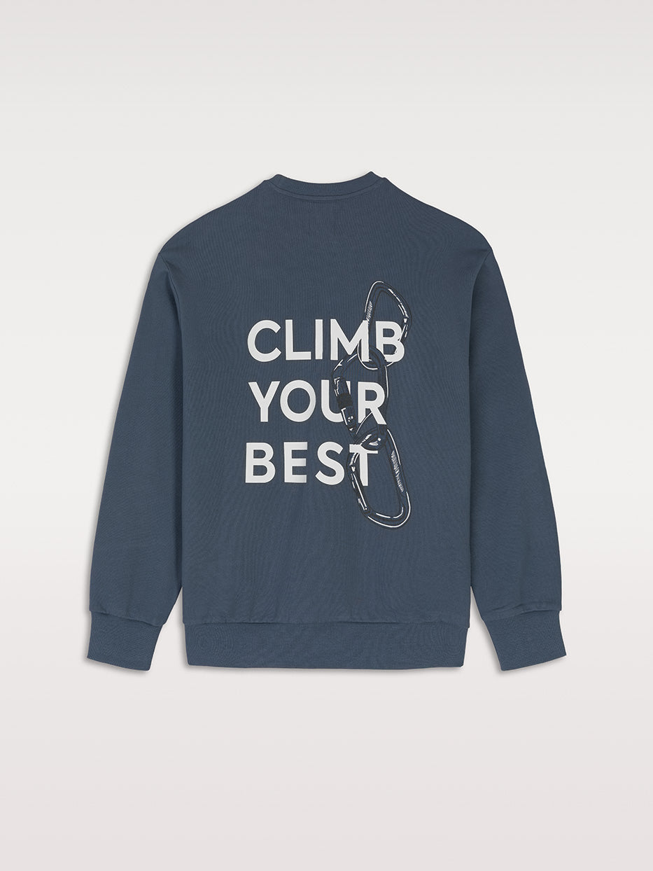 Sudadera oversize print climb
