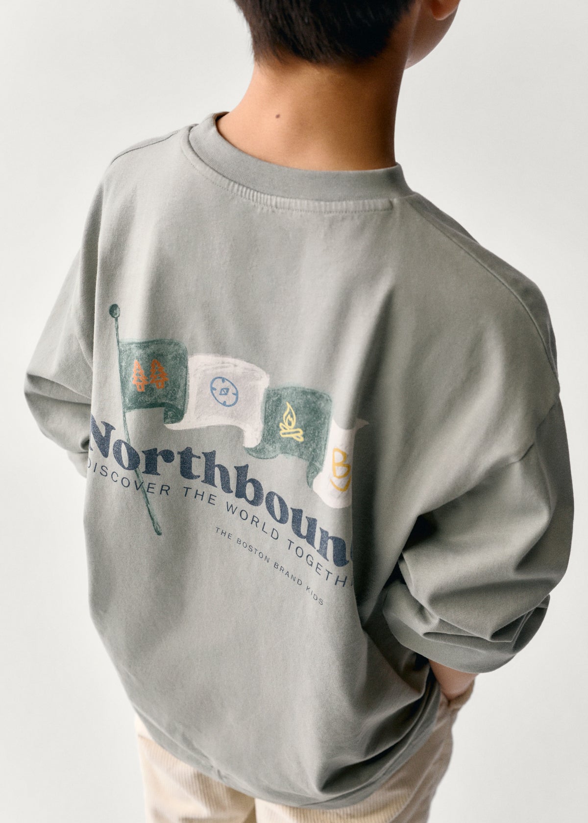 Camiseta niño forest manga larga The Boston Kids