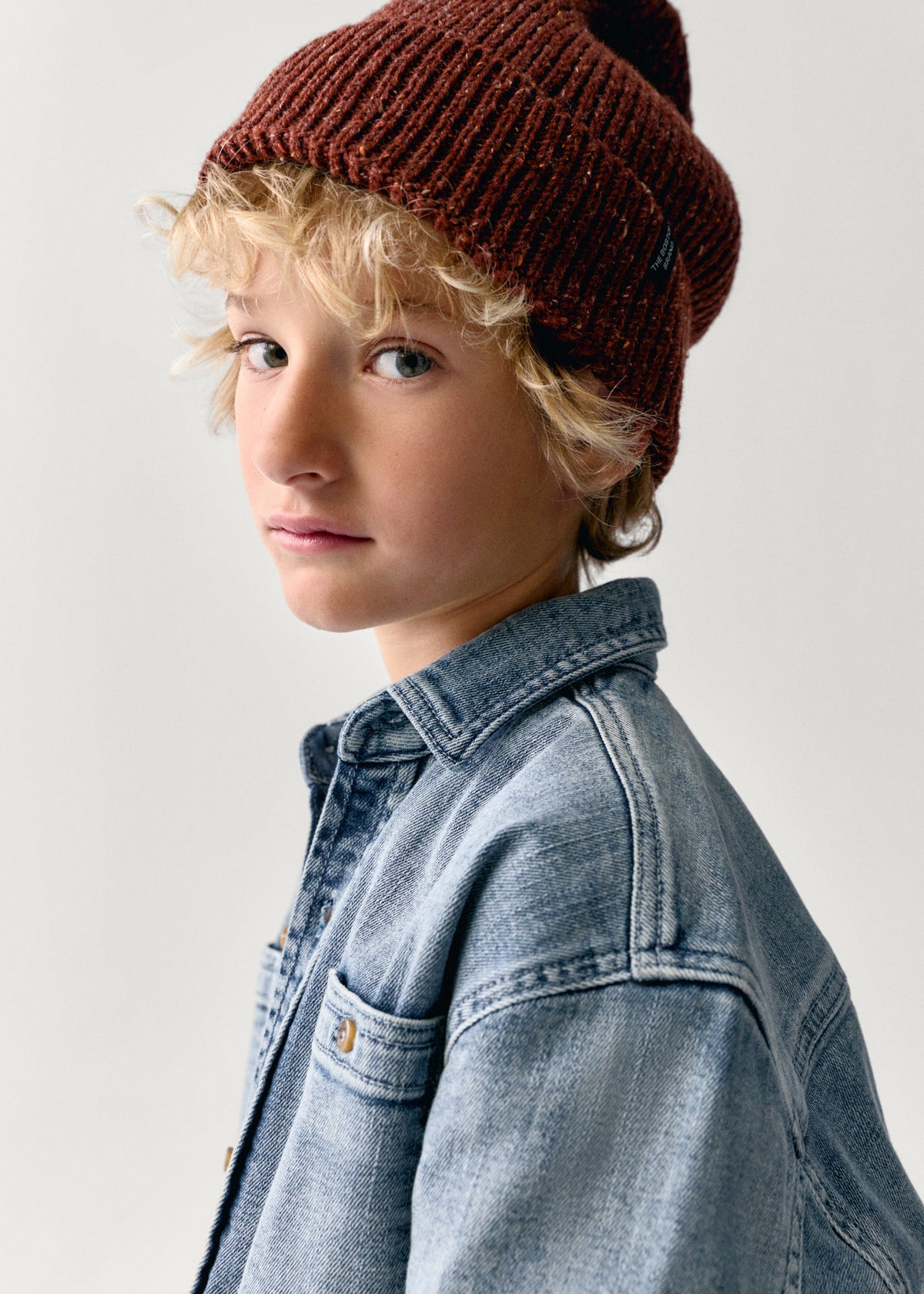 Sobrecamisa niño denim The Boston Kids