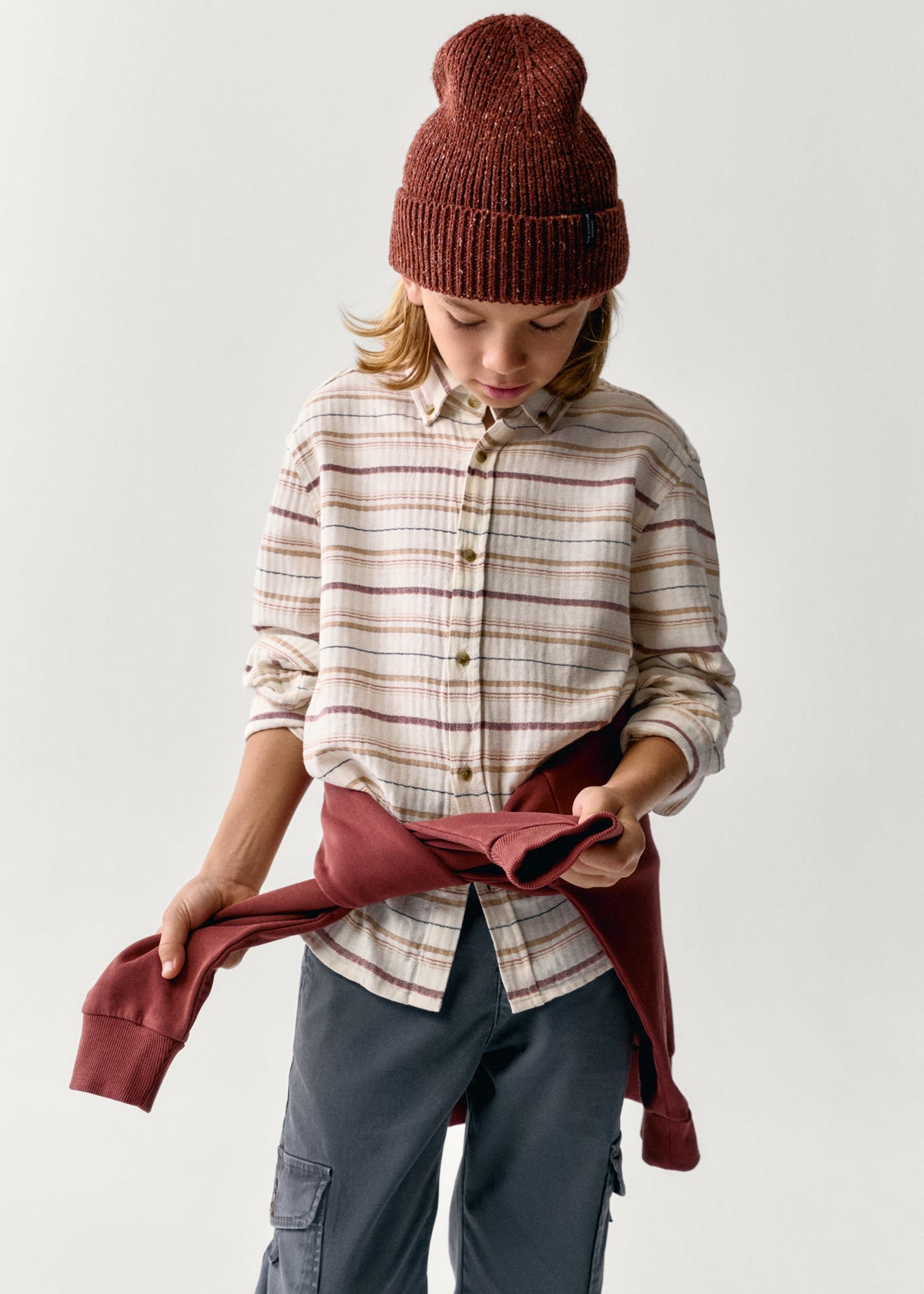 Camisa niño rayas horizontales The Boston Kids