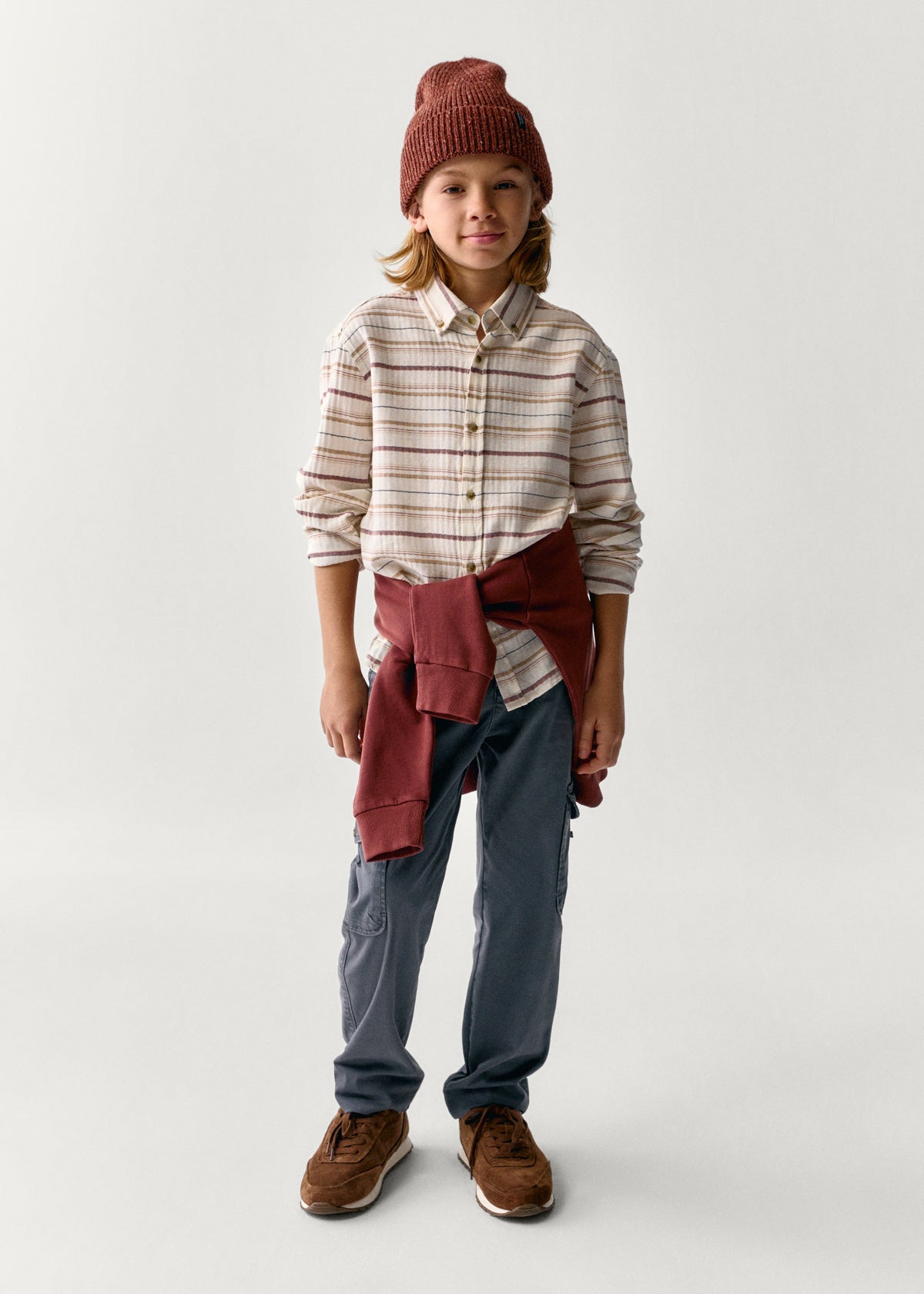 Camisa niño rayas horizontales The Boston Kids