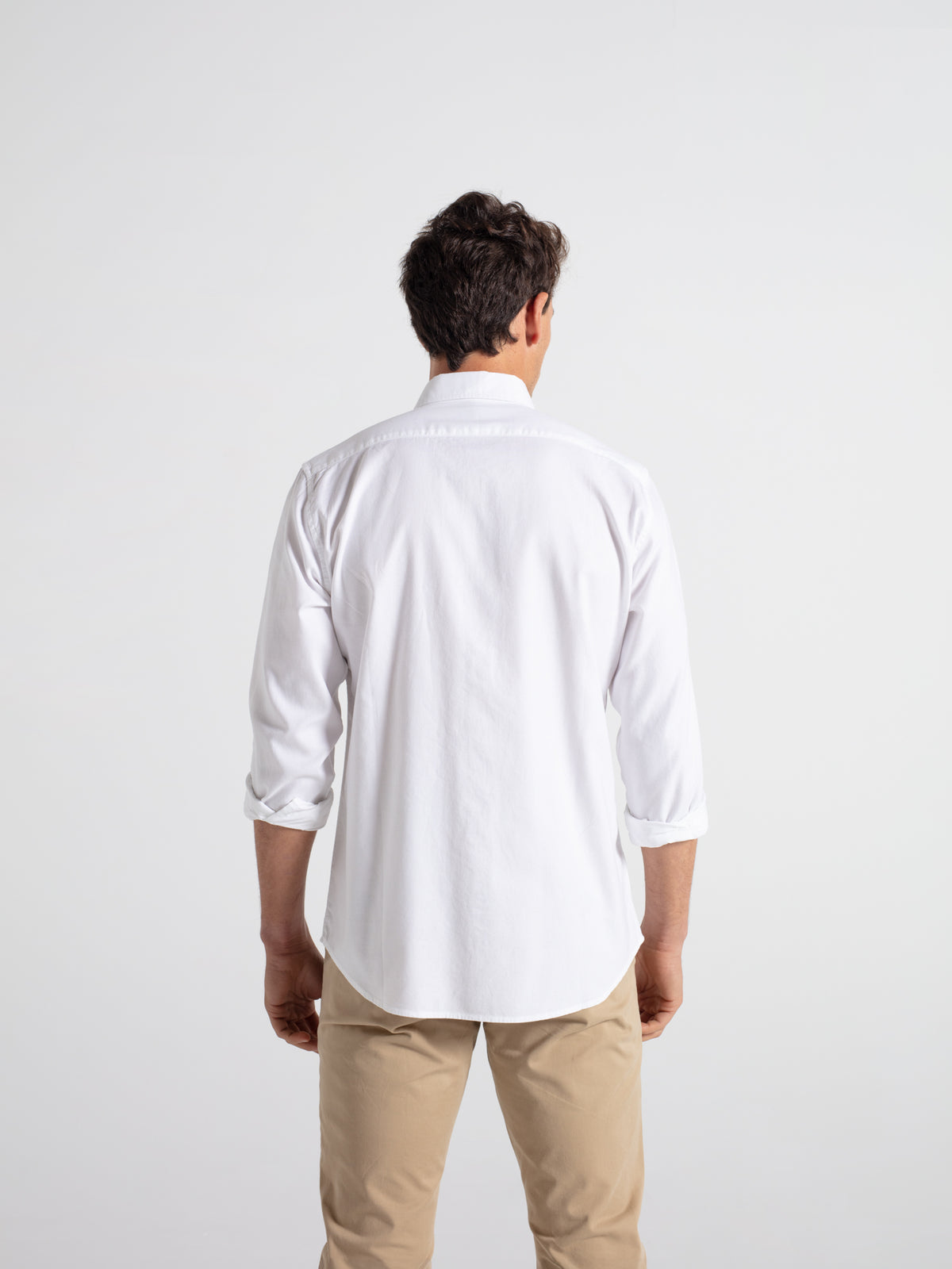 Camisa slim oxford algodón