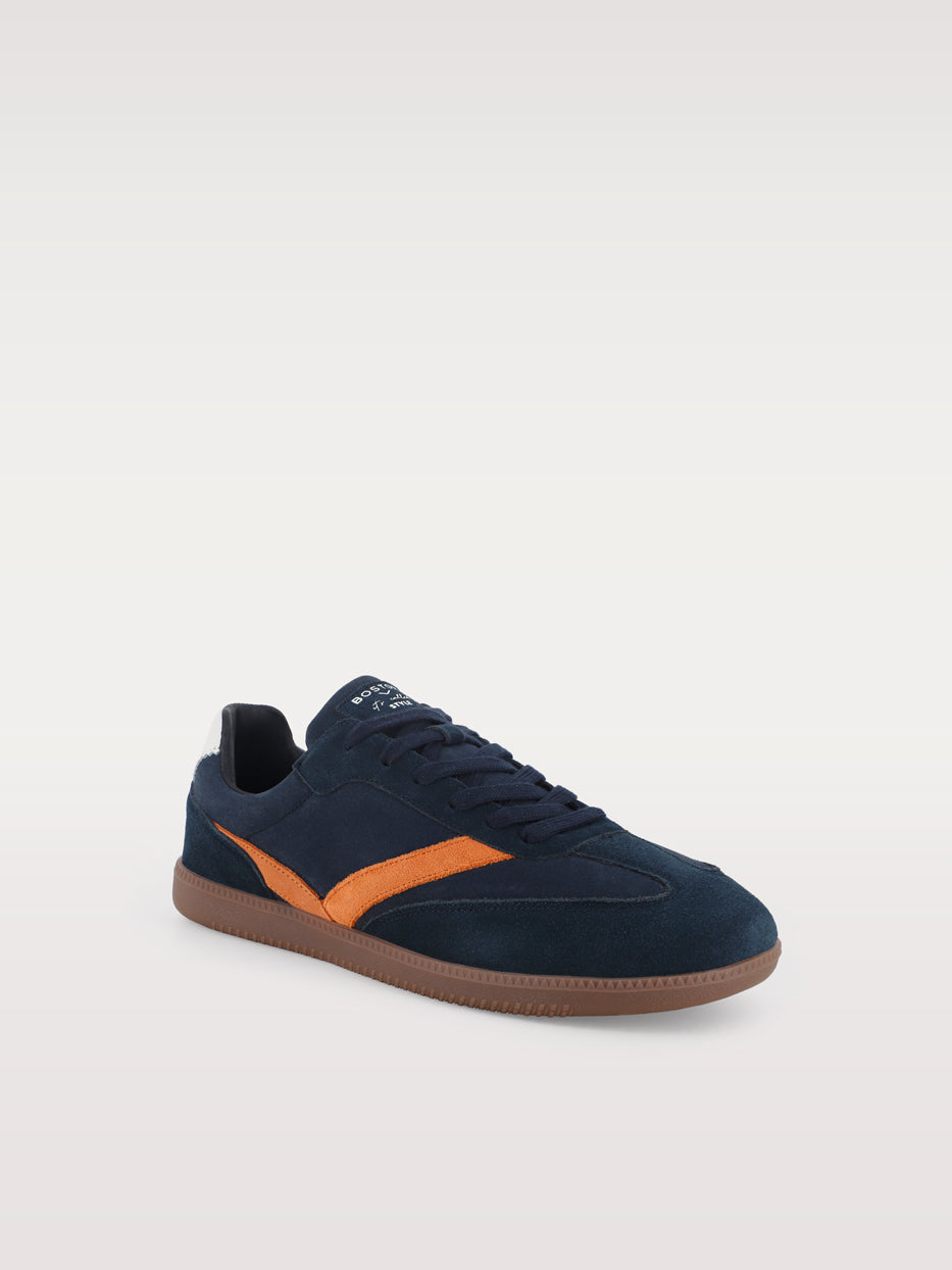 Retro leather sneakers