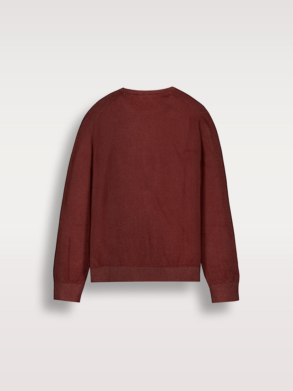 Jersey cuello caja estructura