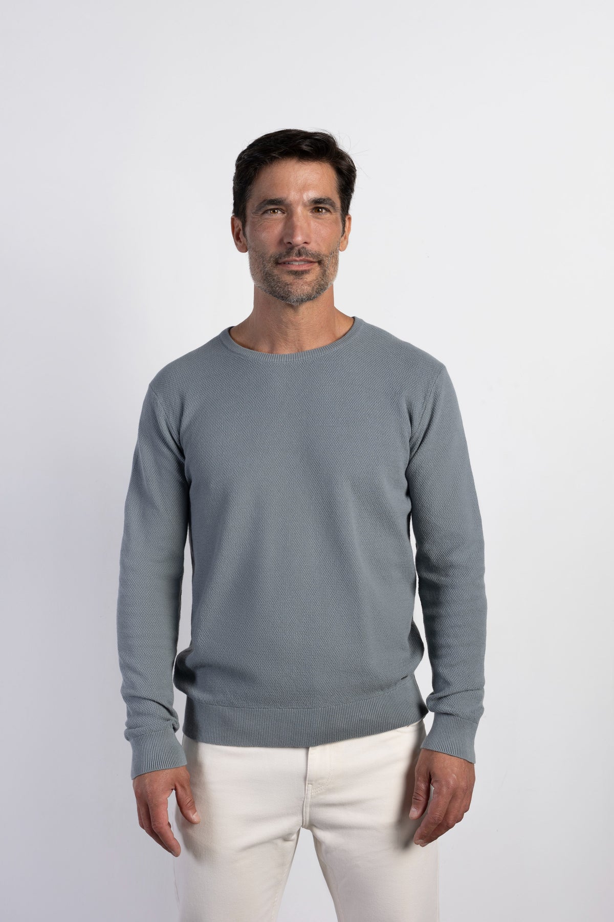 Jersey cuello caja estructura