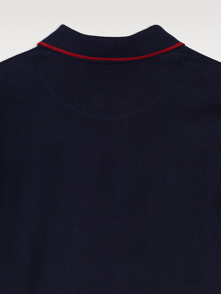 Polo relaxed fit retro rayas