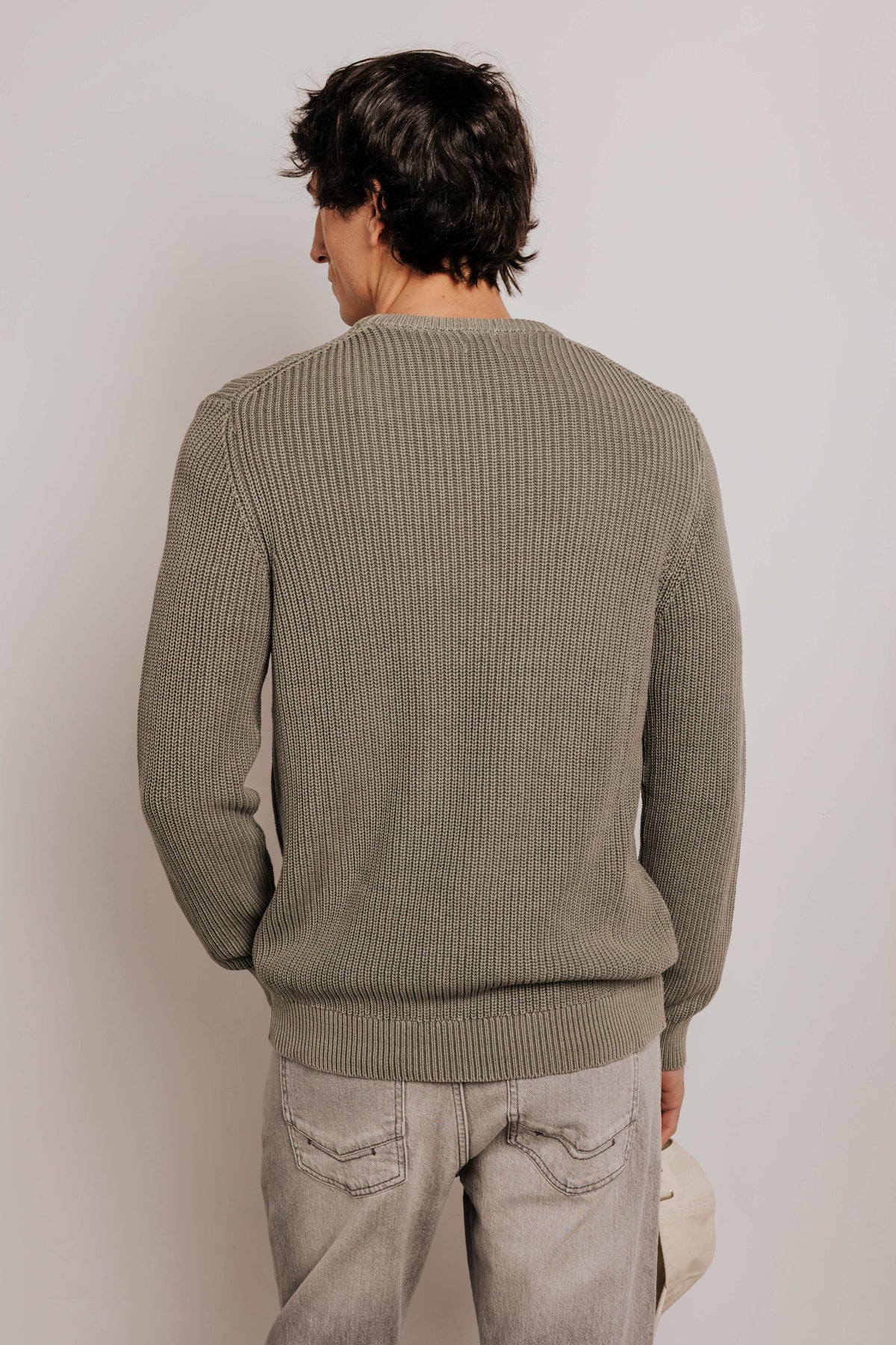 Washed effect sweater