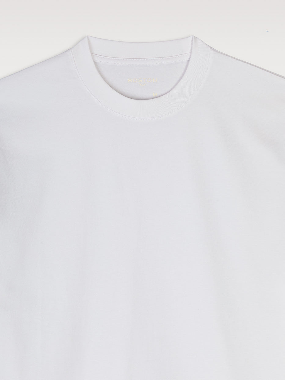 Camiseta oversize lisa manga corta