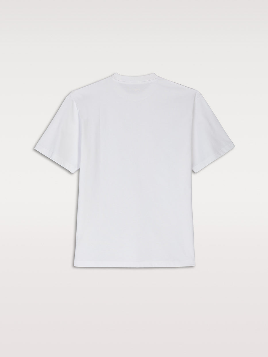 Camiseta oversize lisa manga corta
