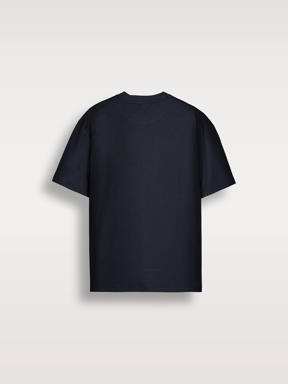 Camiseta oversize lisa manga corta